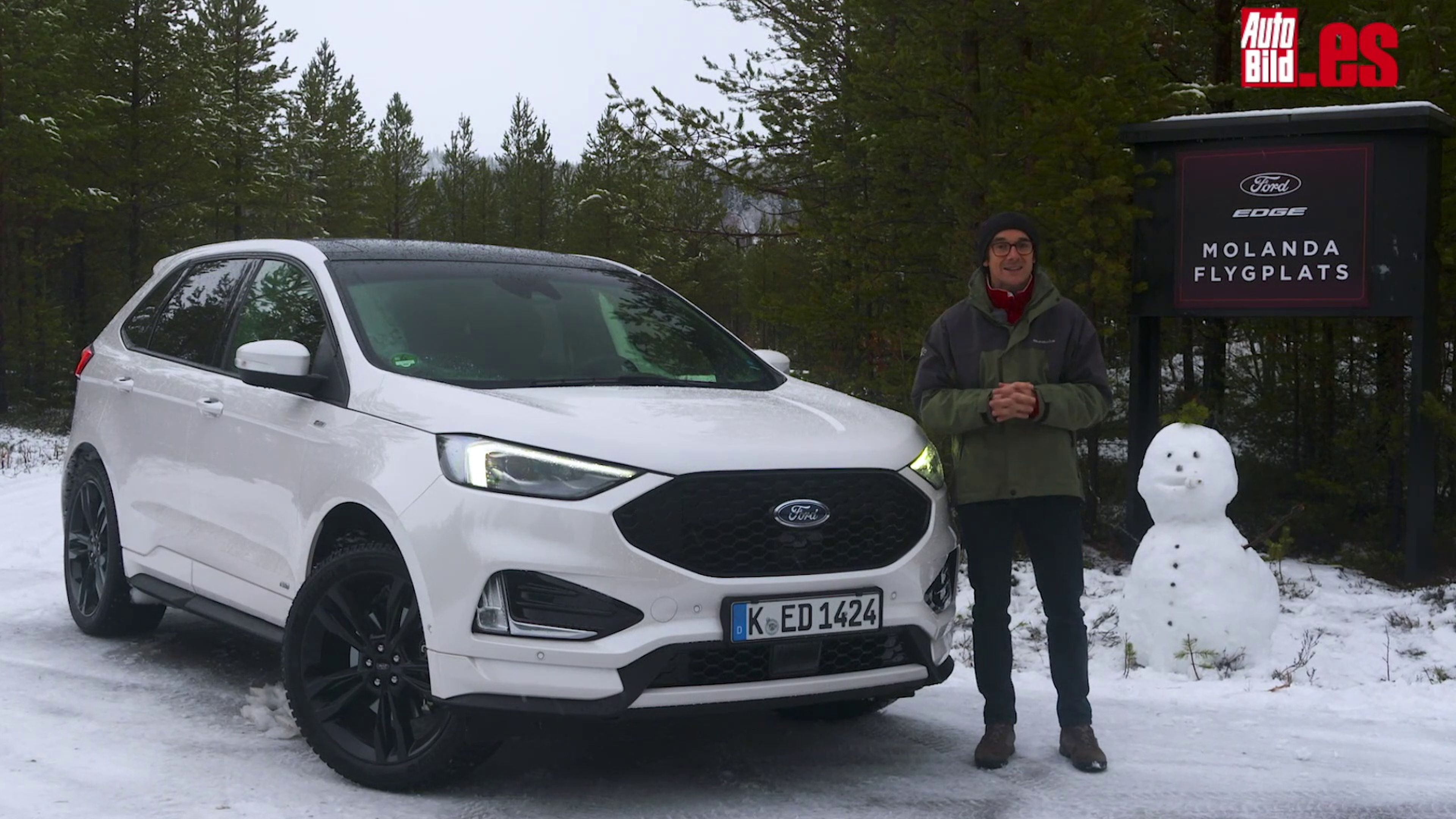 VÍDEO: Probamos el Ford Edge en hielo y a 0 grados