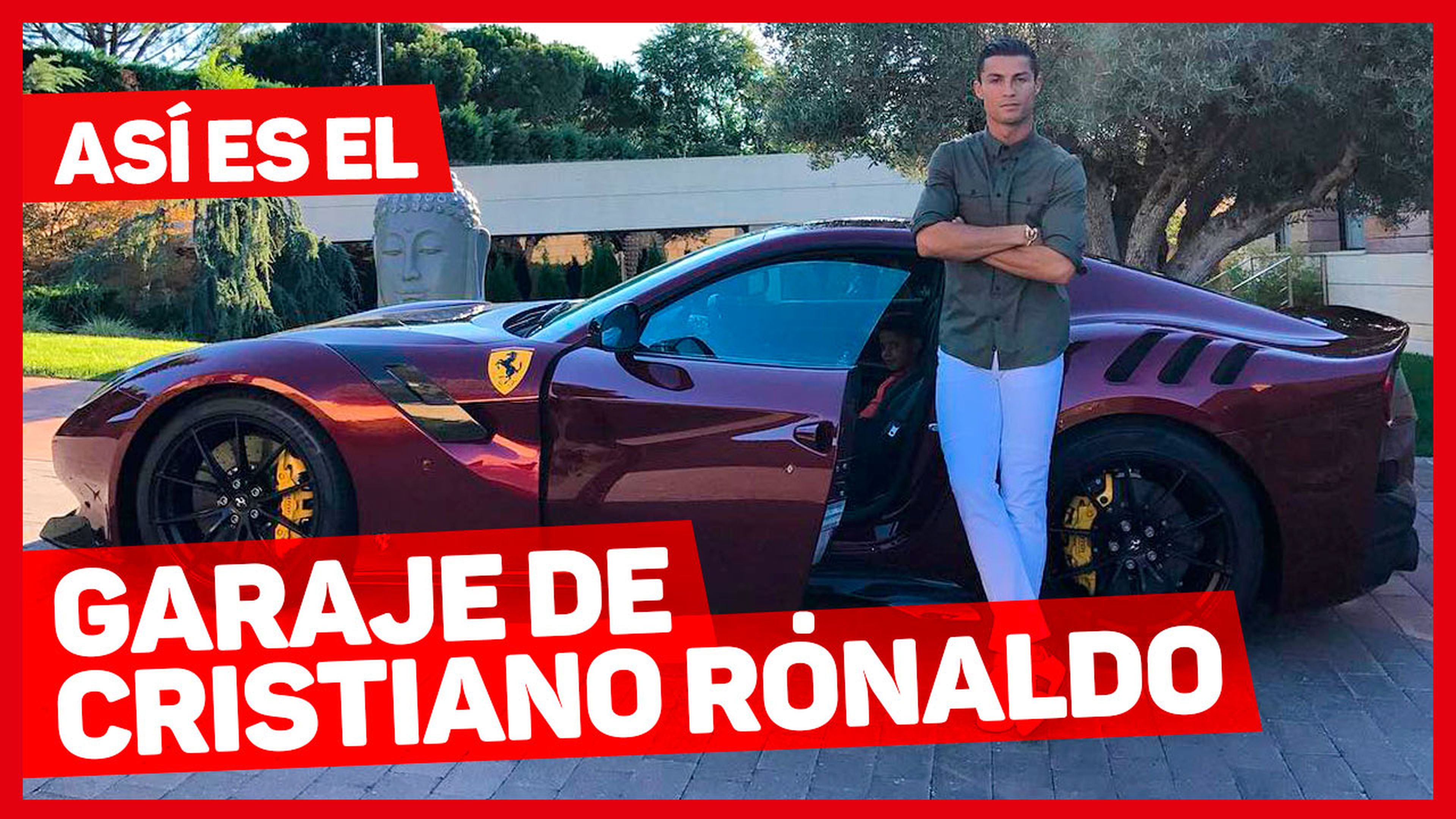 VÍDEO: así se queda el garaje de Cristiano Ronaldo después de su última incorporación, el Bugatti Centodieci