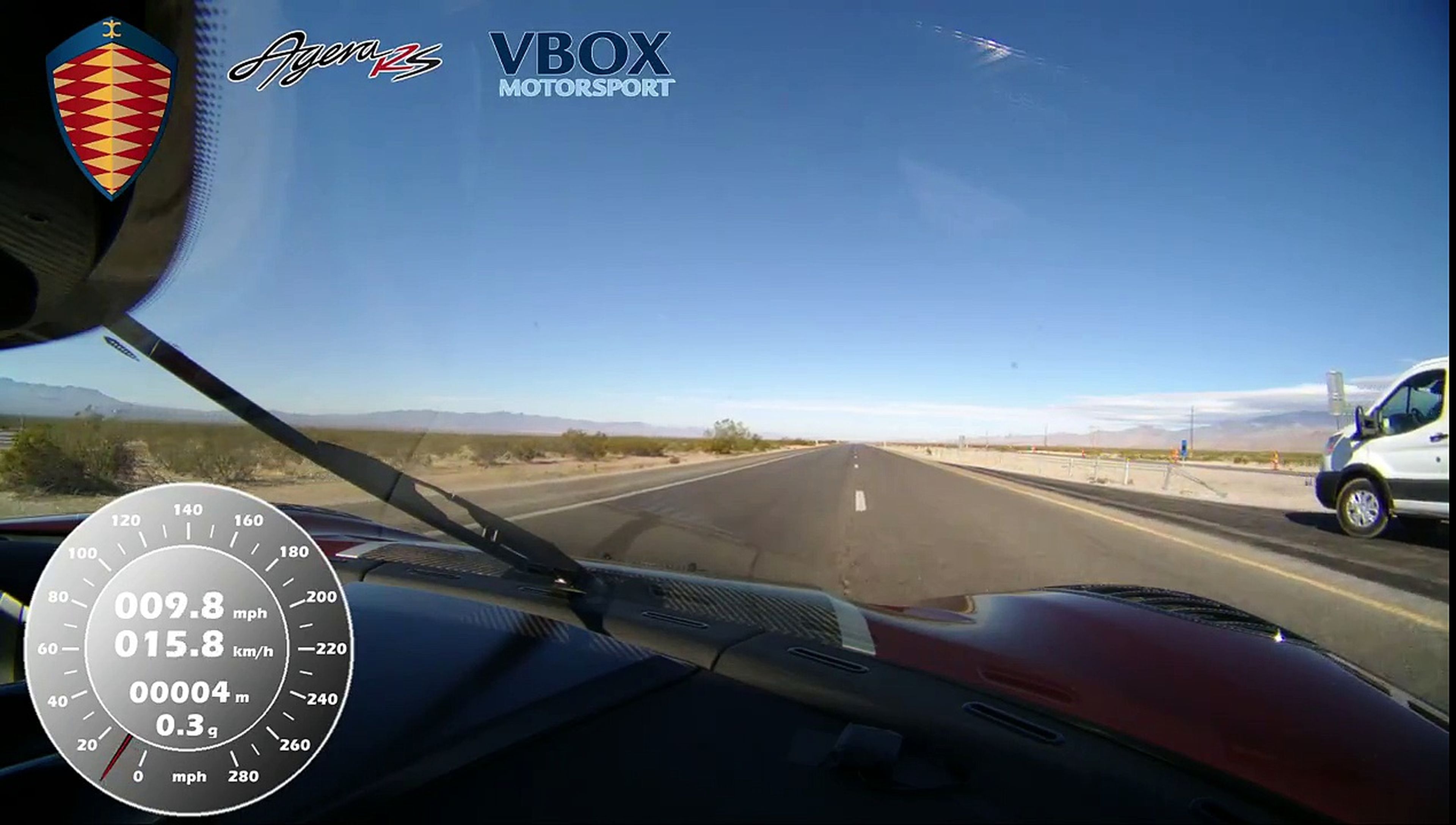VÍDEO: Súper record del Koenigsegg Agera RS, ¡447 km/h!