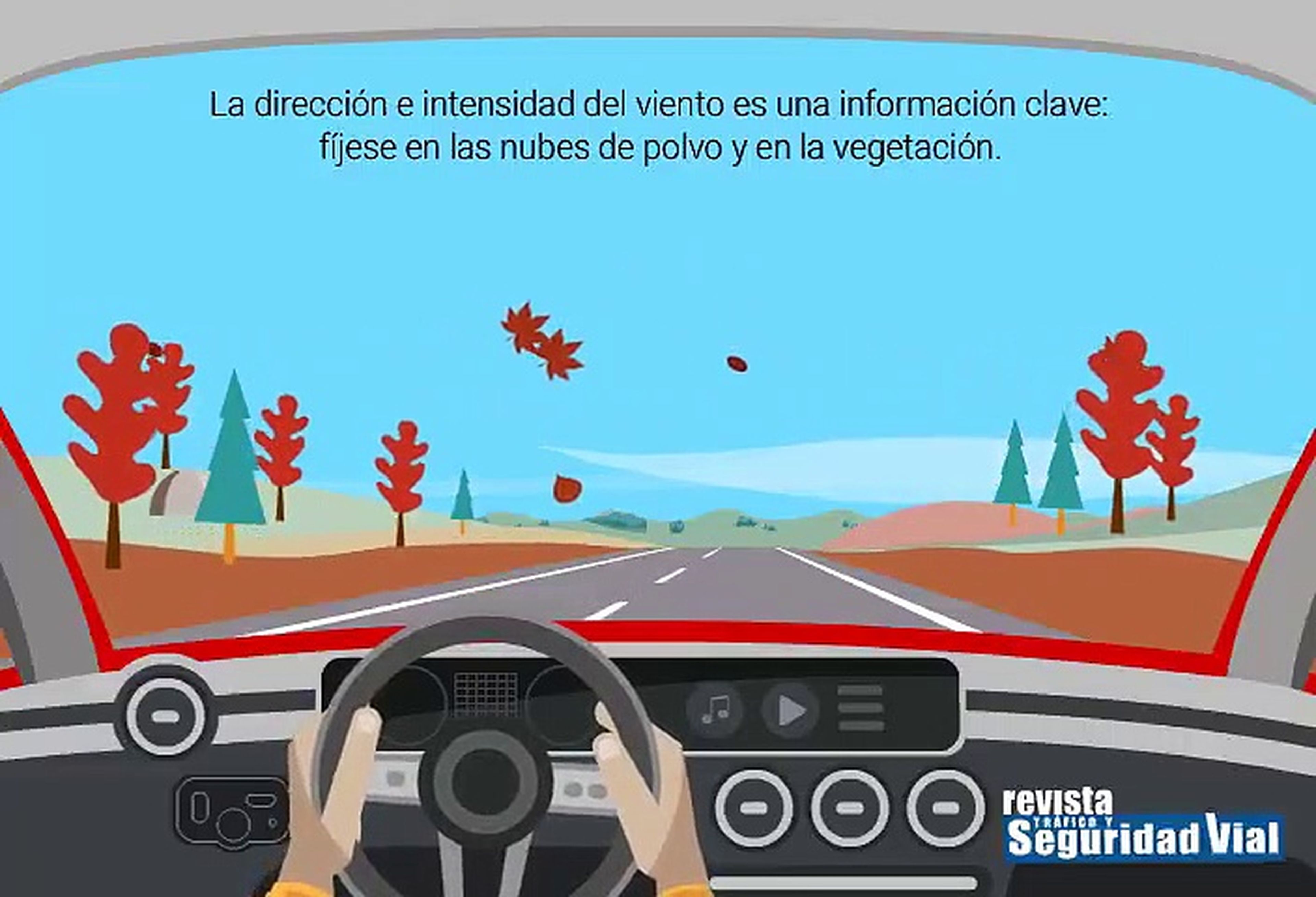 VÍDEO: Si tienes que conducir con viento, ten en cuenta esto