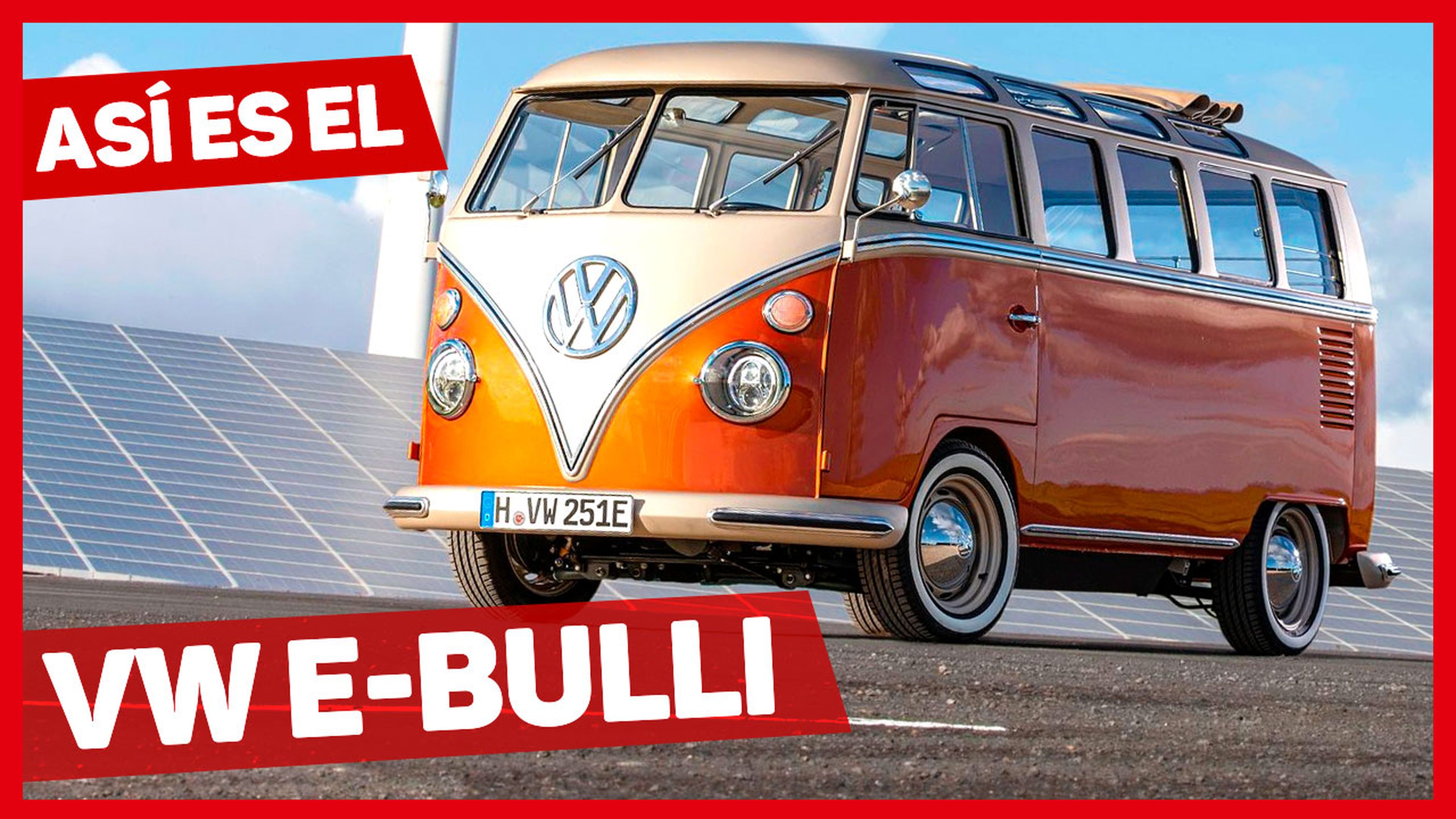 VÍDEO: Volkswagen e-Bulli 2020, una T1 clásica, pero con motor eléctrico