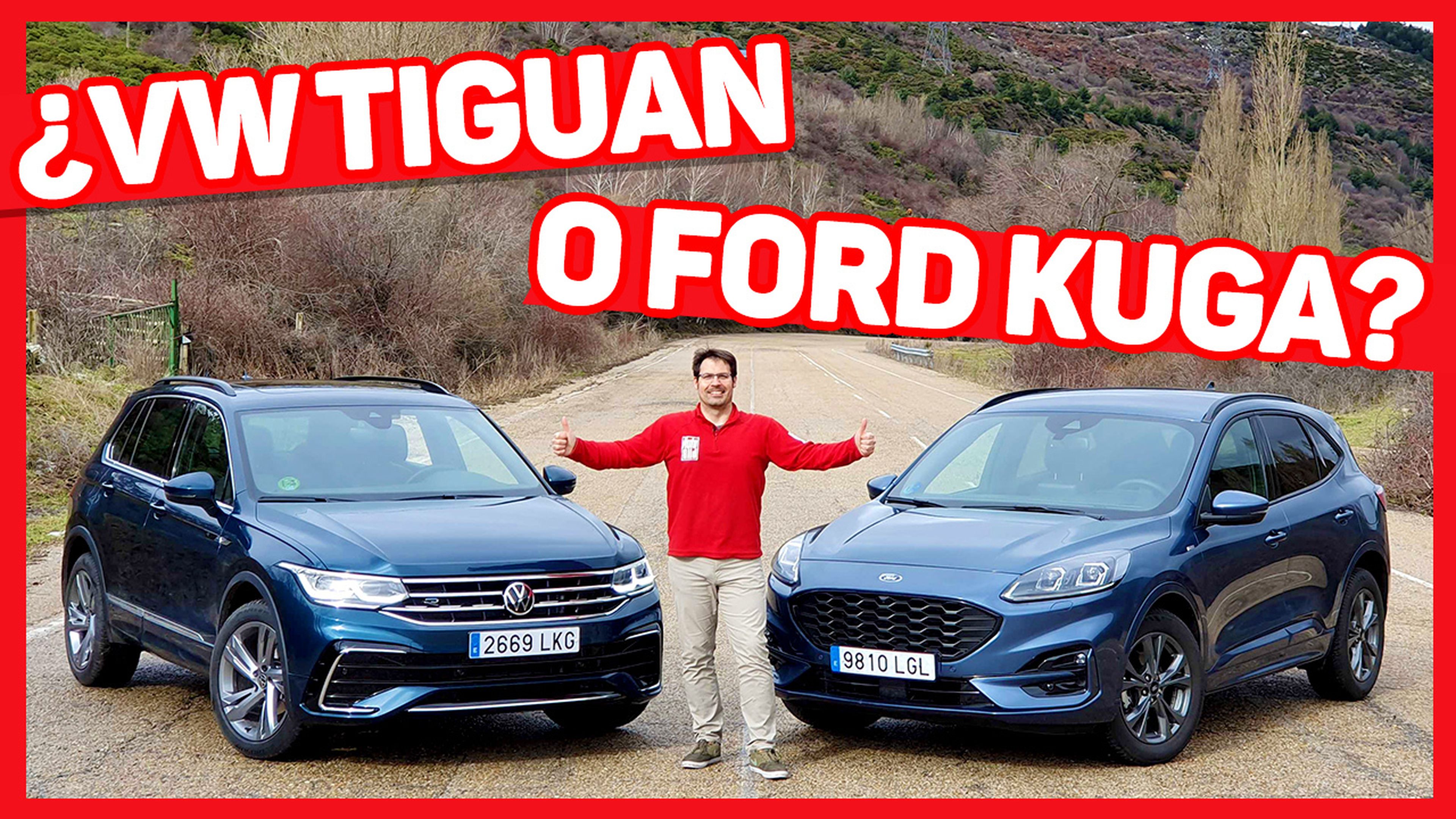 VIDEO: Volkswagen Tiguan vs Ford Kuga 2021, ¿cuál es mejor?