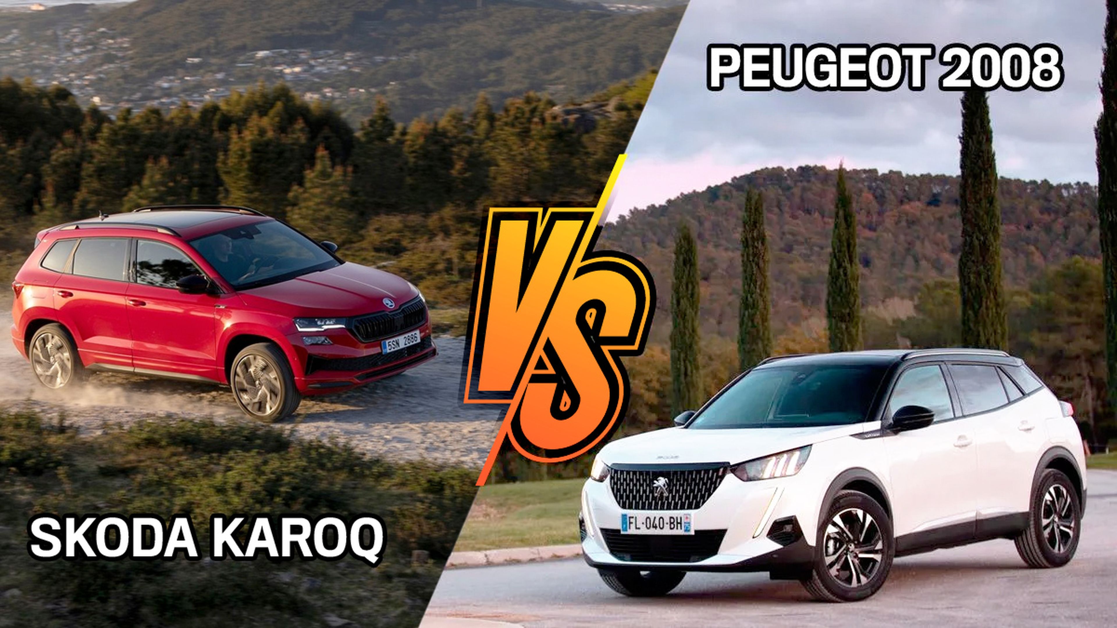 Skoda Karoq 2022 o Peugeot 2008, ¿cuál es mejor?