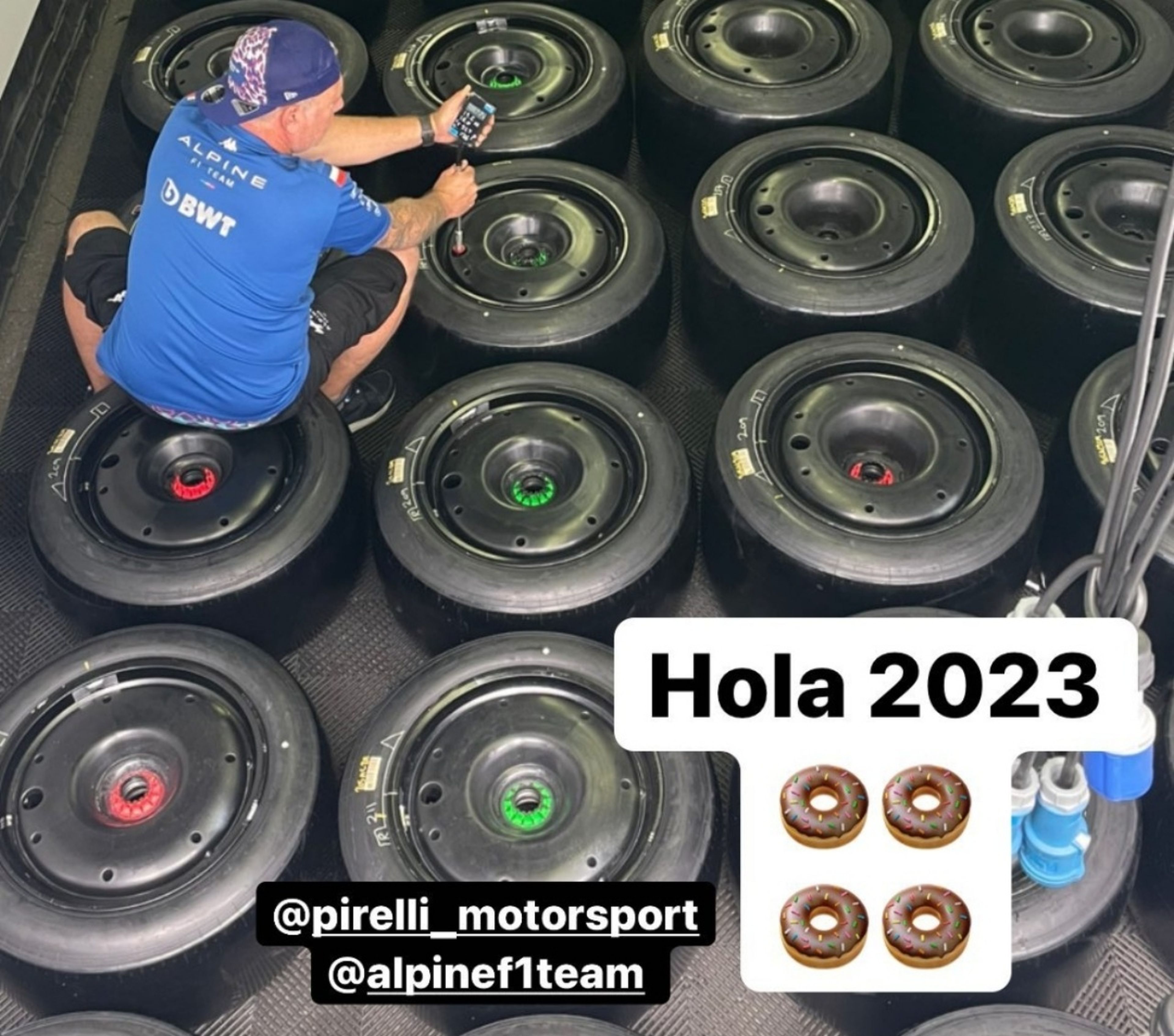 La 'story' de Alonso en Instagram