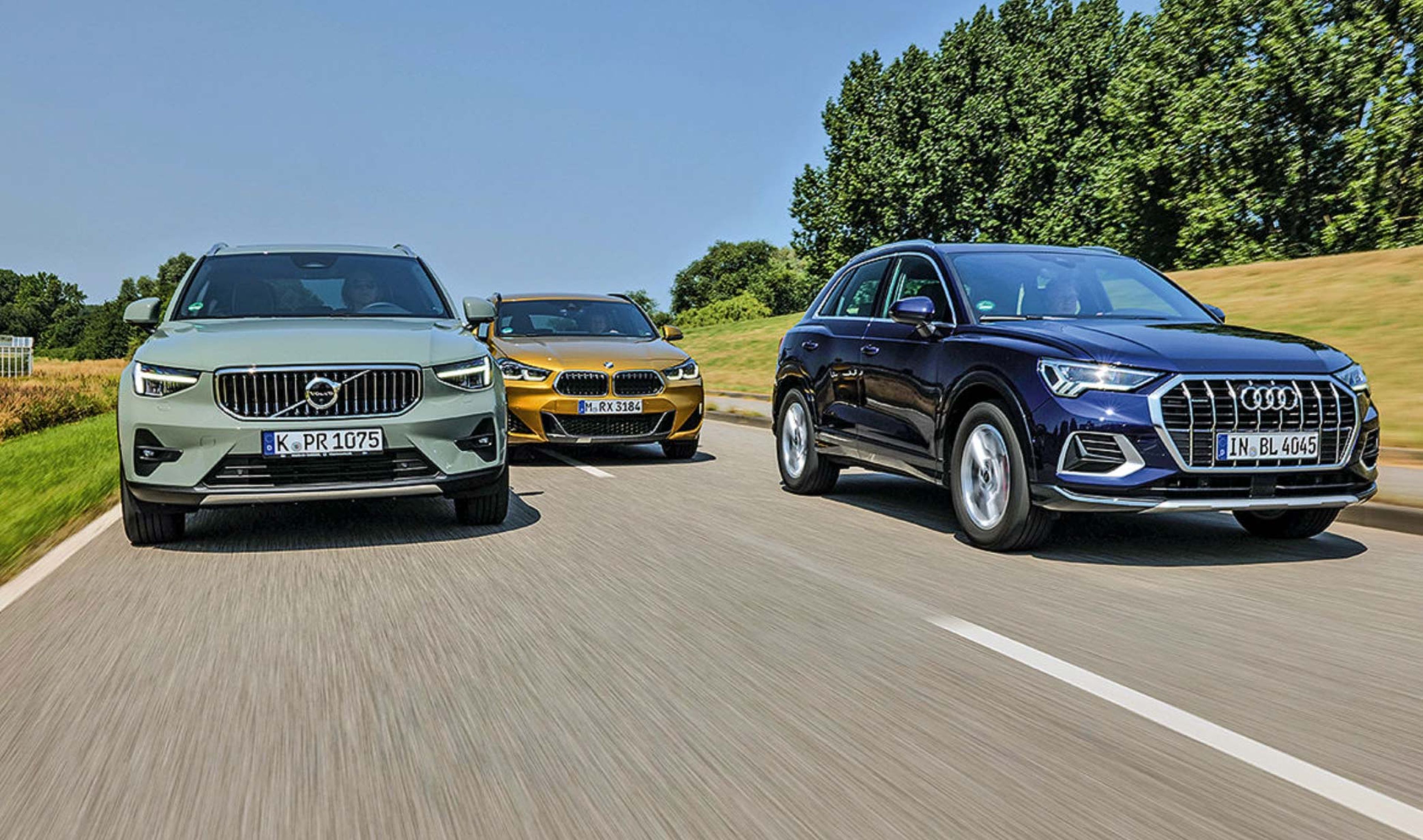 Comparativa del Volvo XC40 vs BMW X2 y Audi Q3