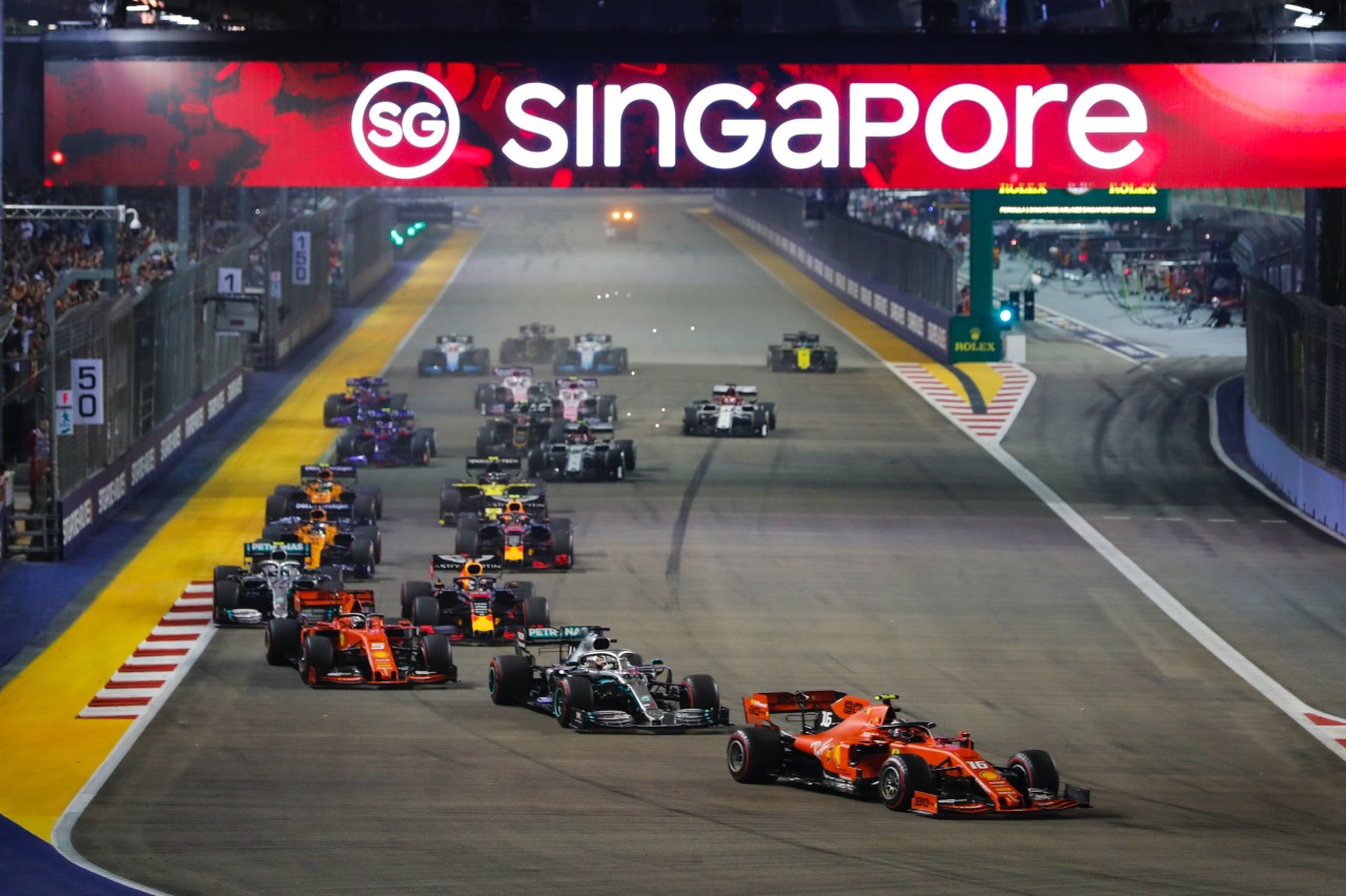 Salida F1 Singapur 2019