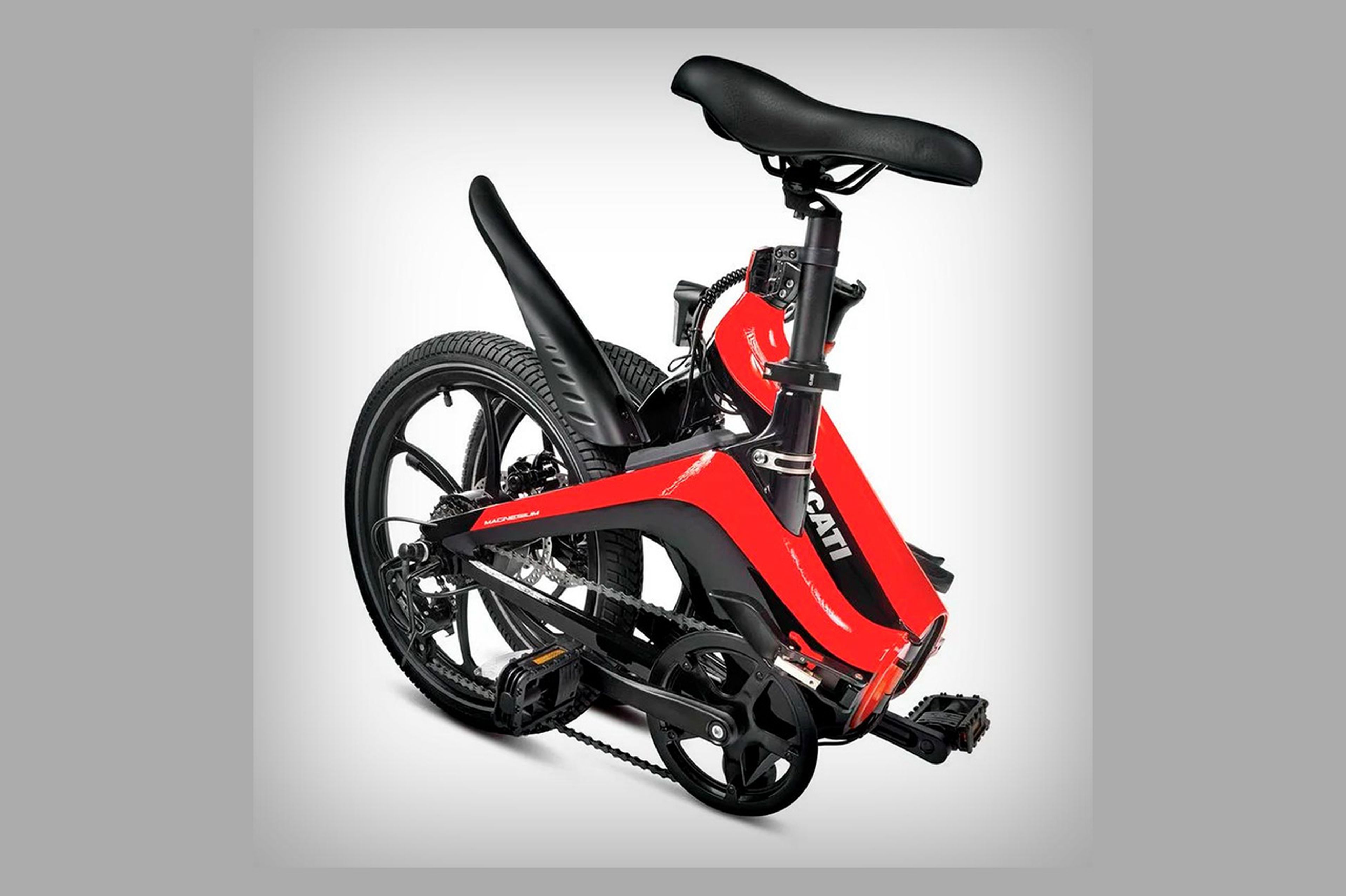 Ducati MG-20 Bicicleta Eléctrica Plegable 20 Negra/Roja