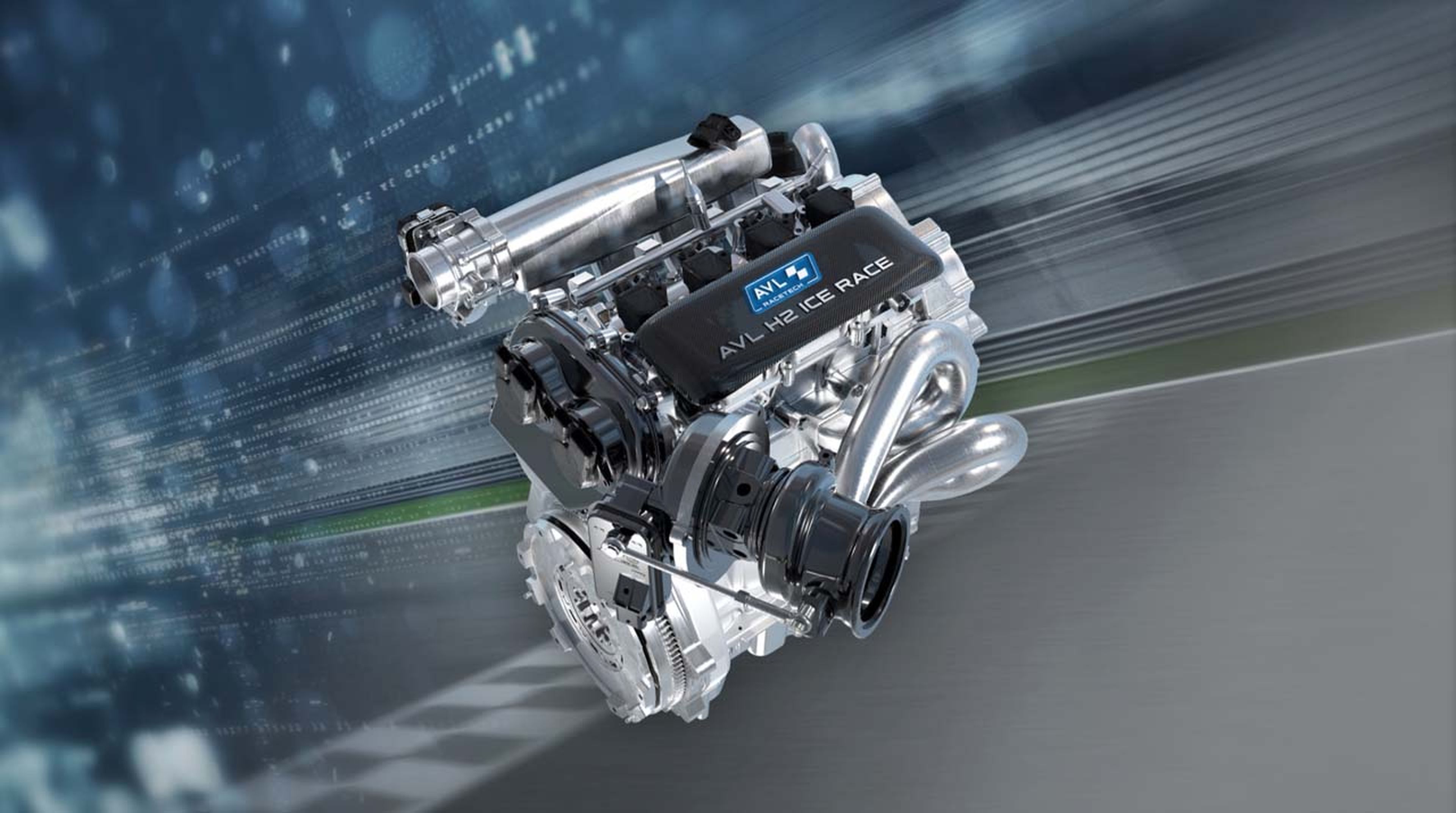 Motor de hidrógeno de 400 CV para coches de carreras.