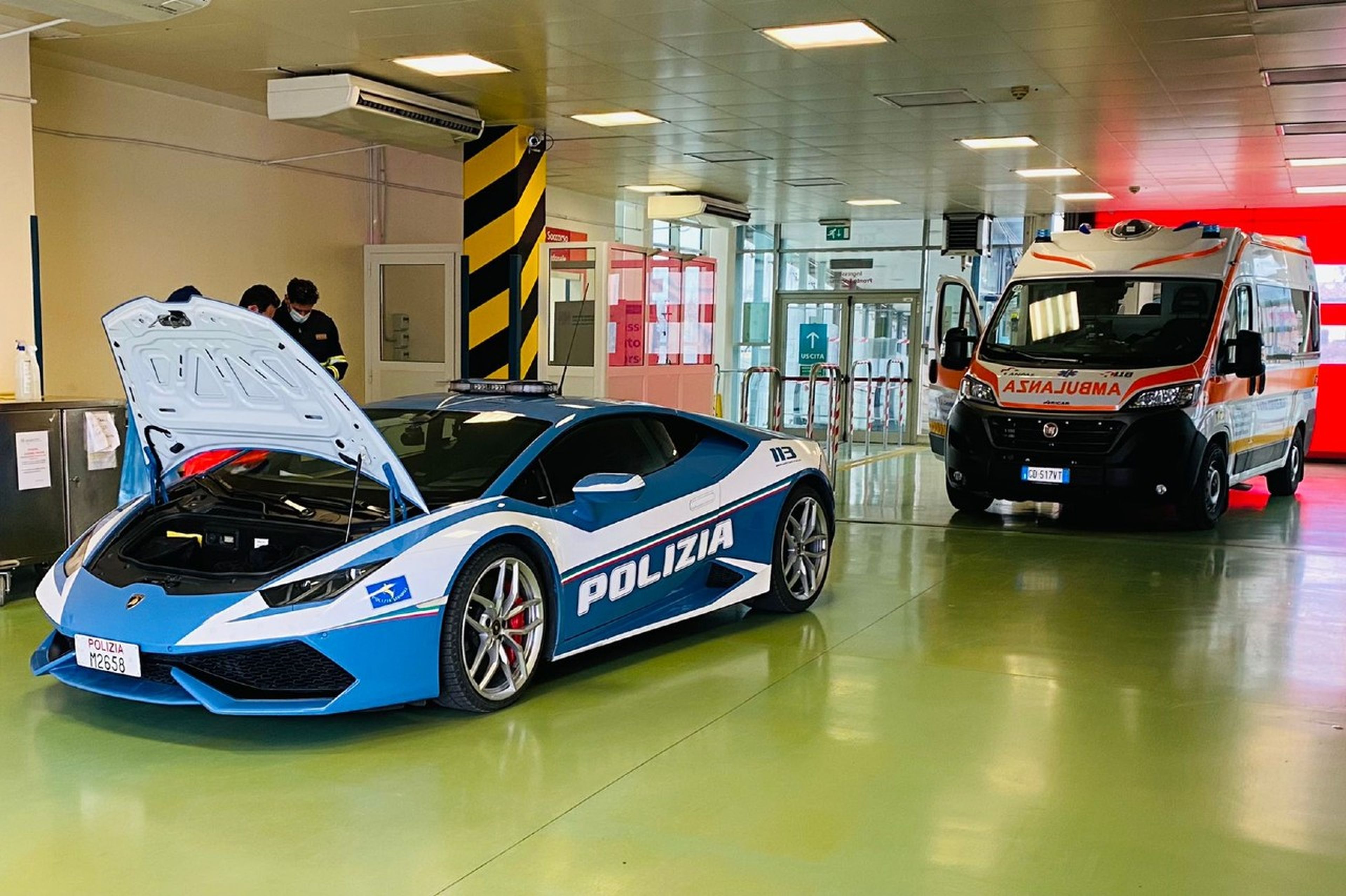 Lamborghini Huracán policía italiana