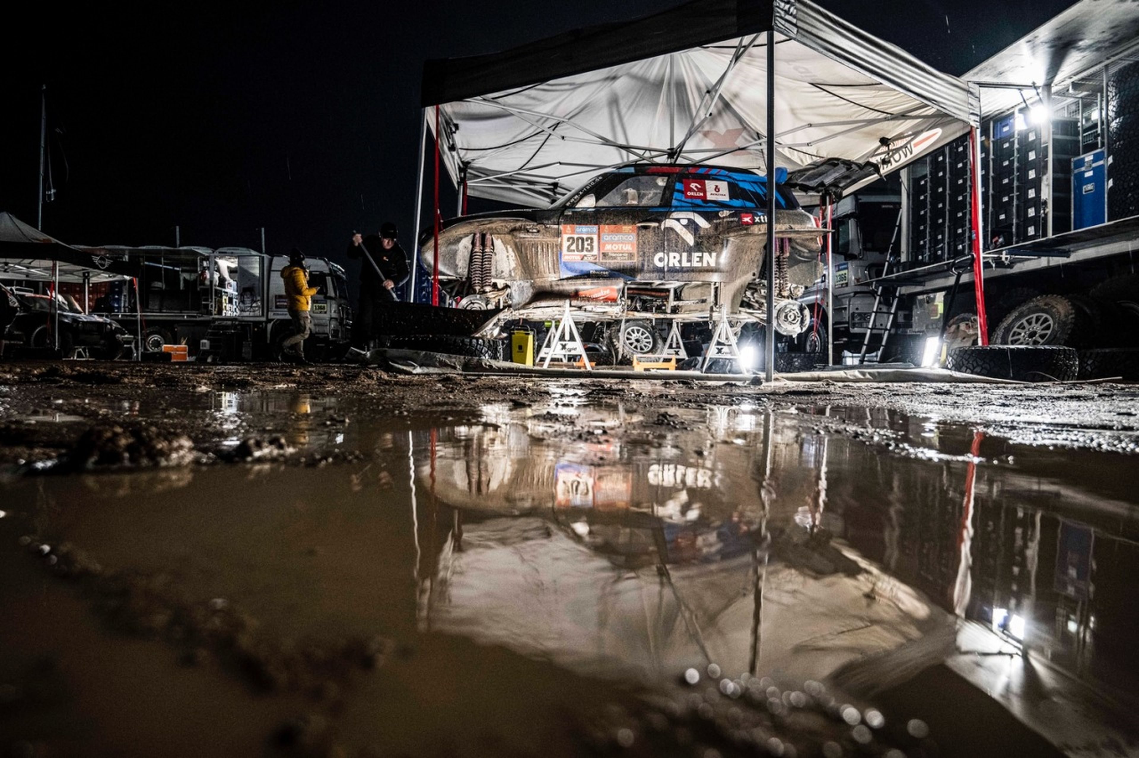 Inundación Dakar campamento