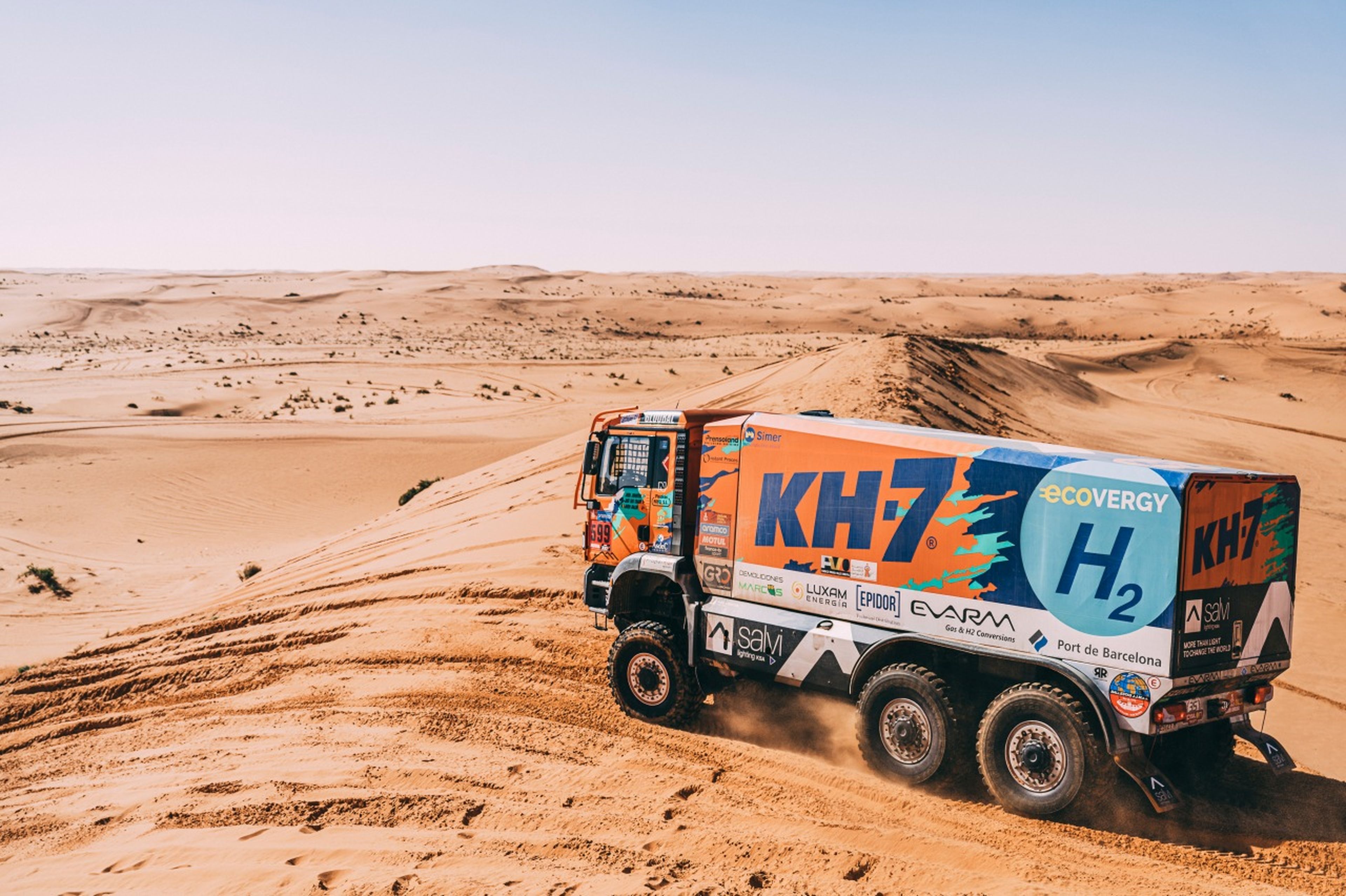 KH-7 camión Dakar hidrógeno