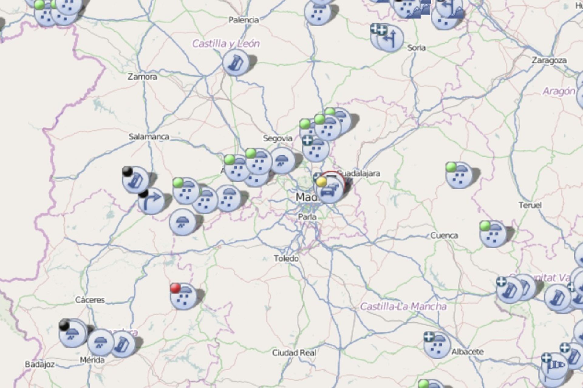 La DGT tiene una web para conocer las incidencias de las carreteras en