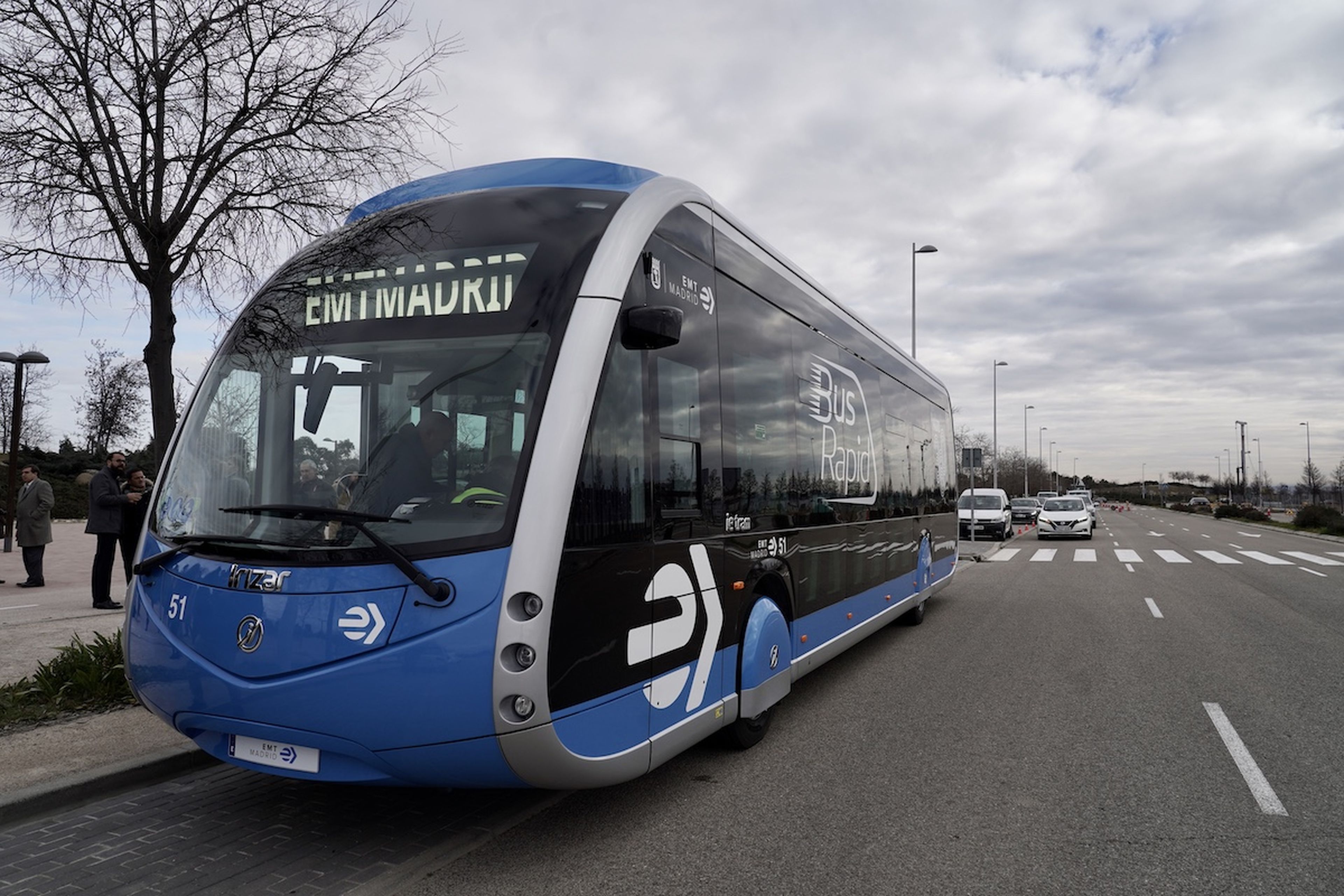 Autobus eléctrico rápido Madrid