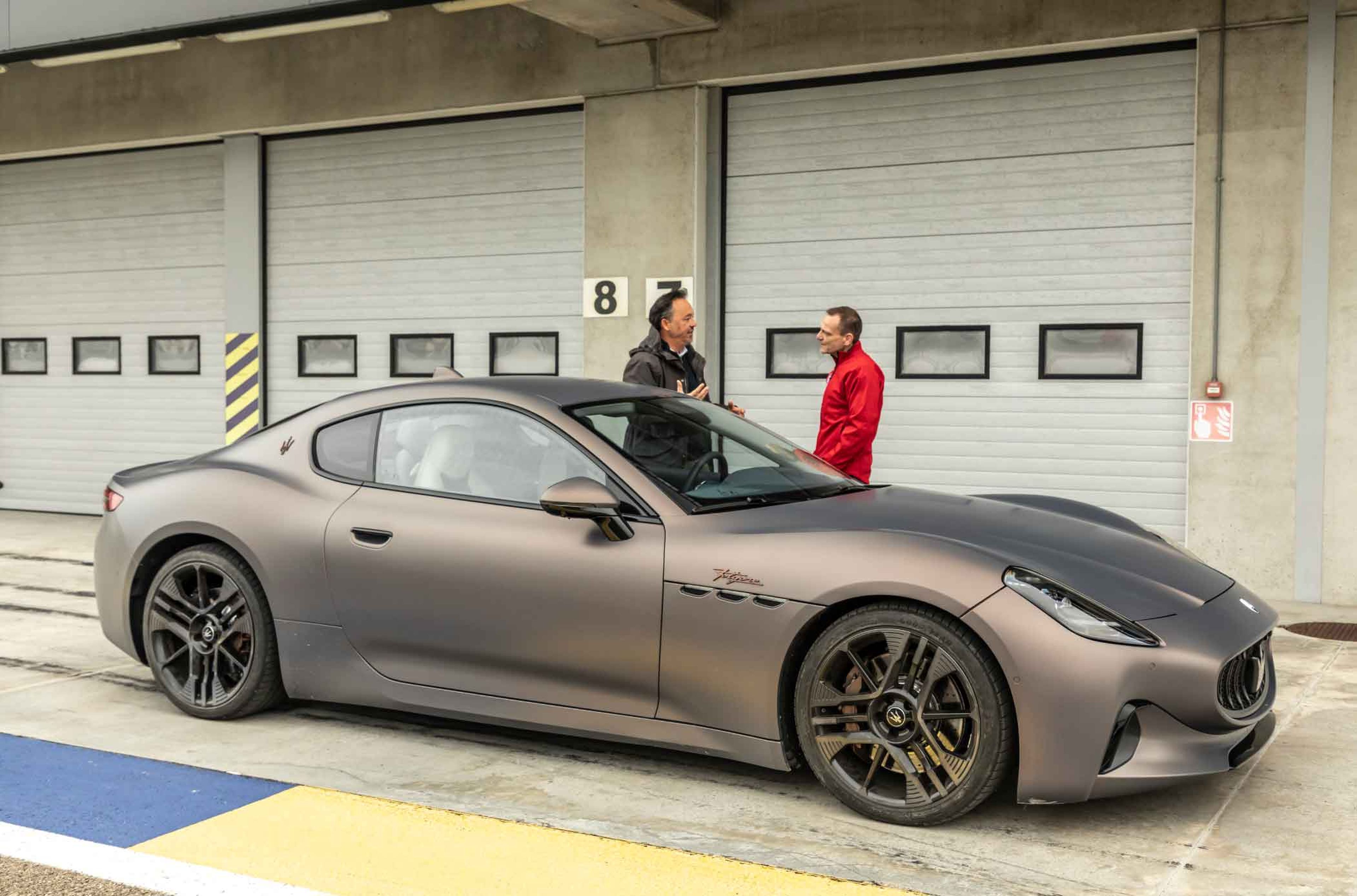 Maserati Folgore en boxes
