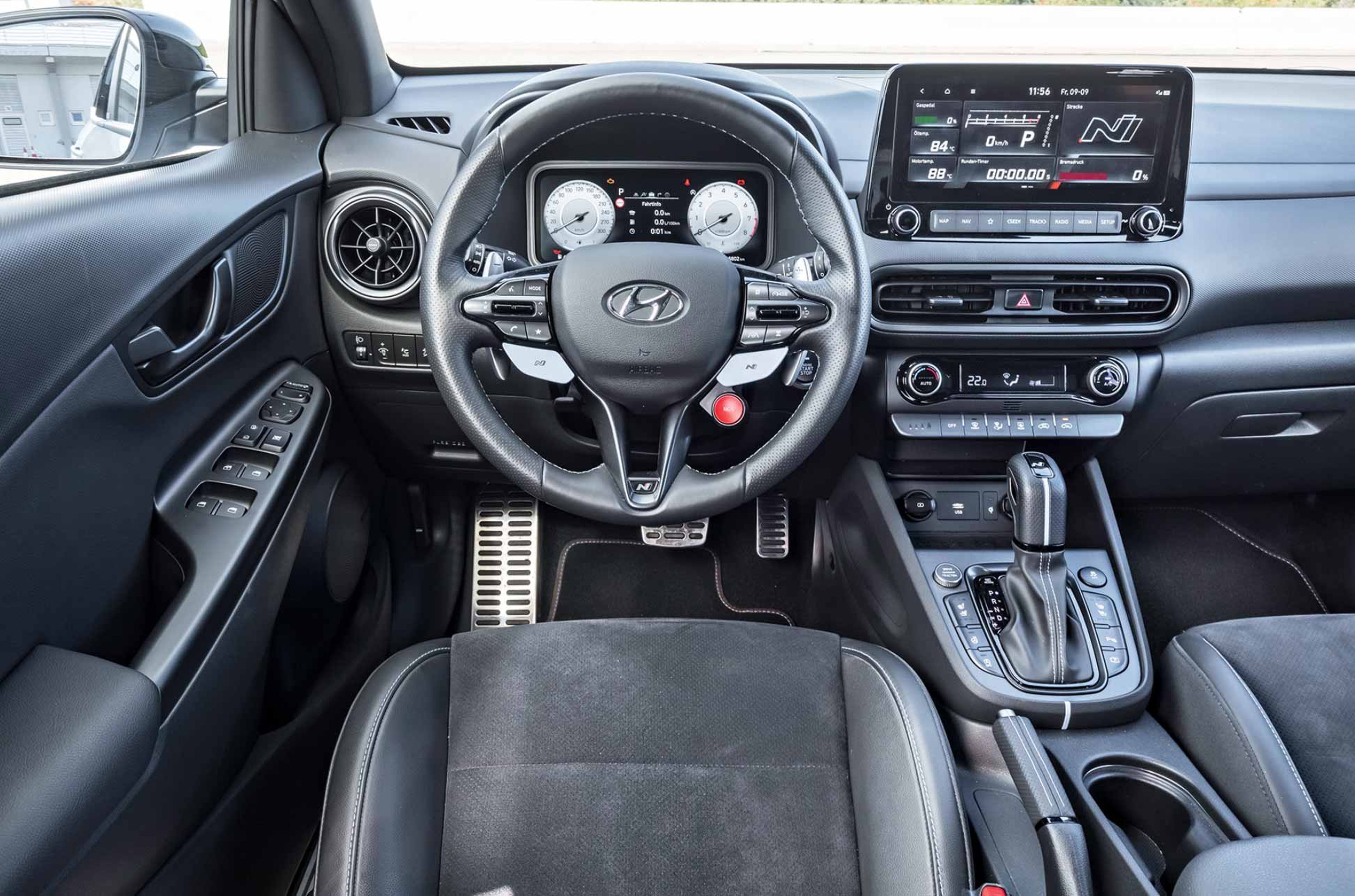 Cockpit del Hyundai Kona N