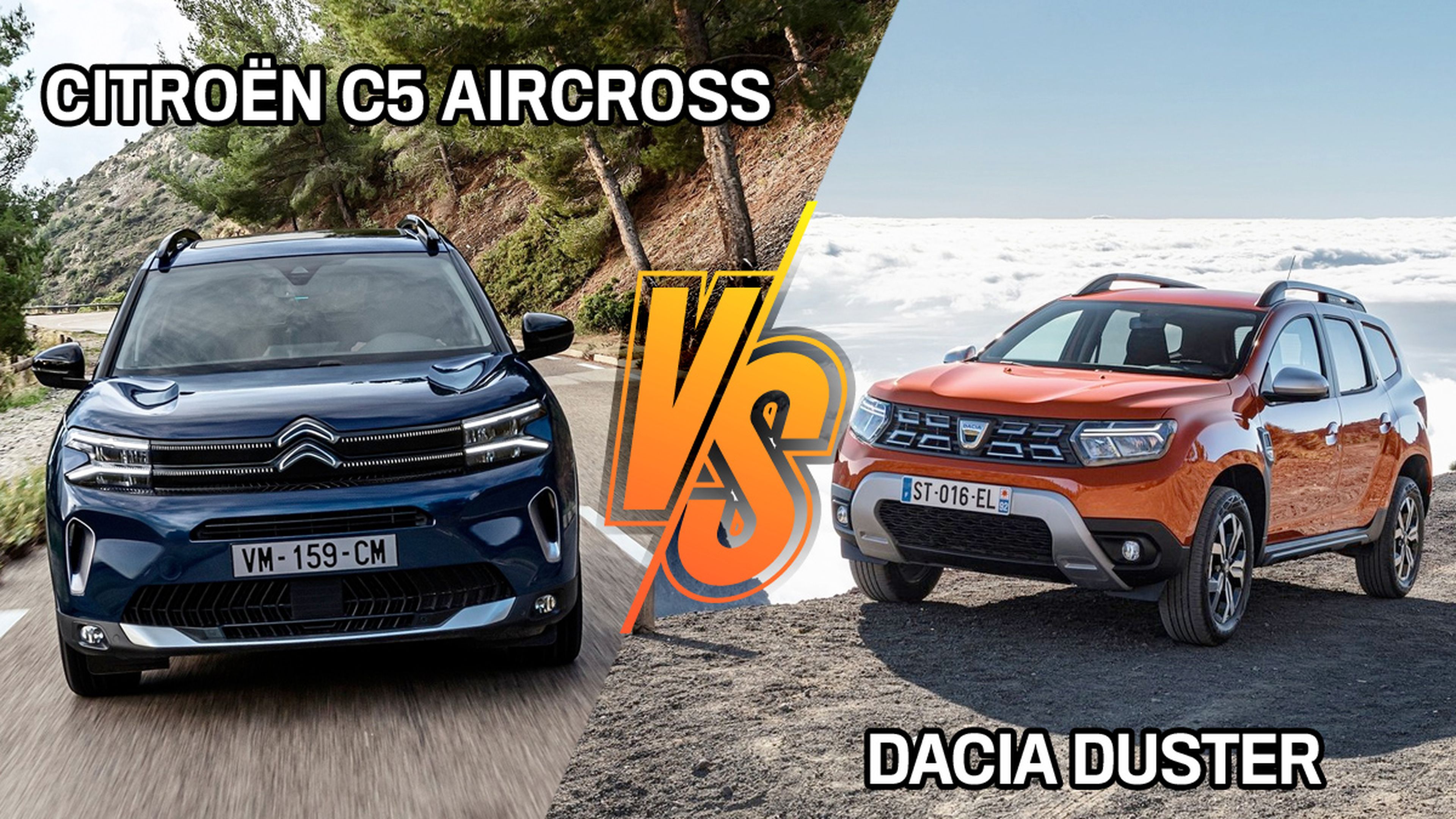 Citroën C5 Aircross o Dacia Duster 2023, ¿cuál es mejor?