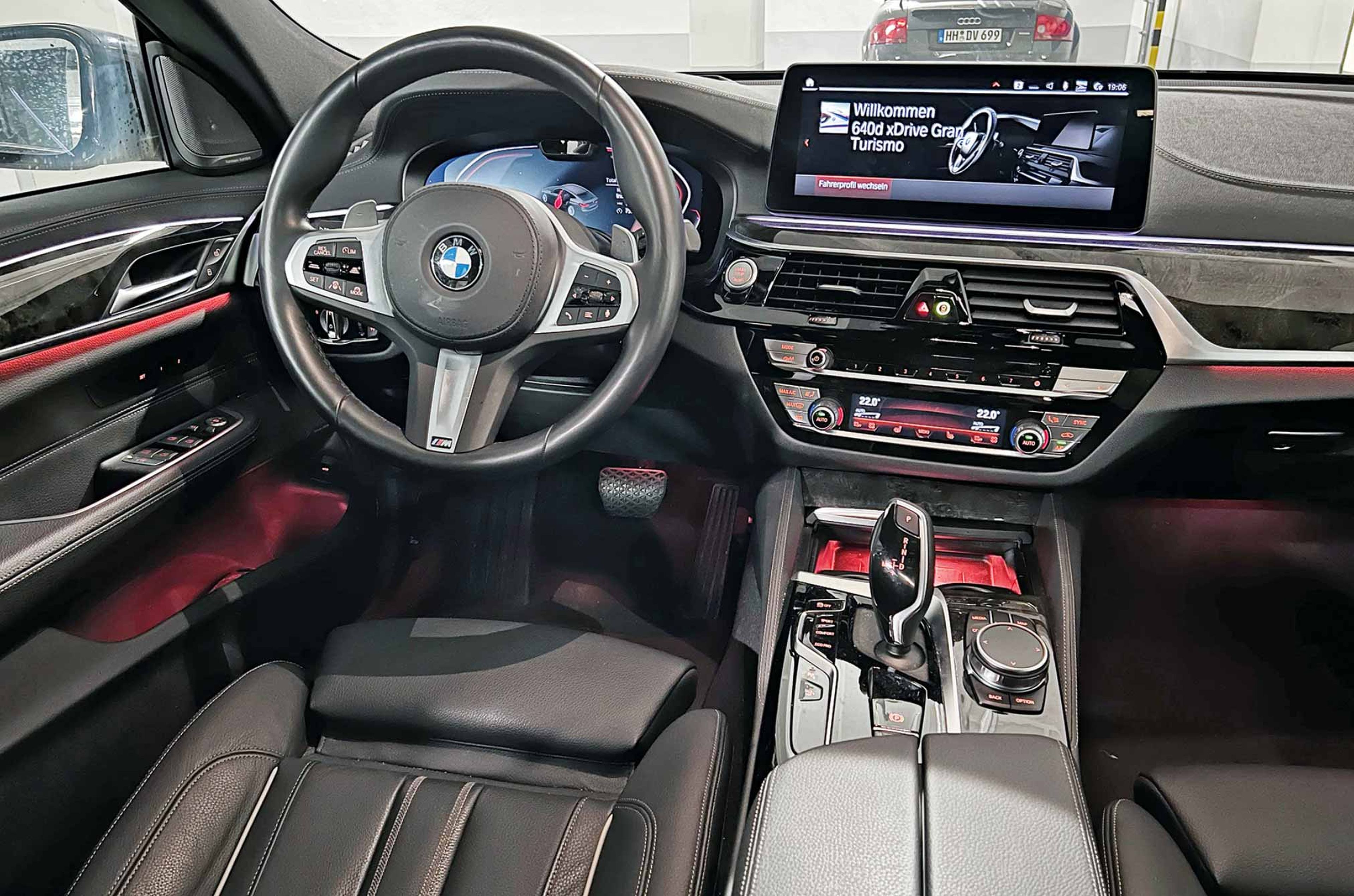 Cockpit del BMW 640d xDrive Gran Turismo