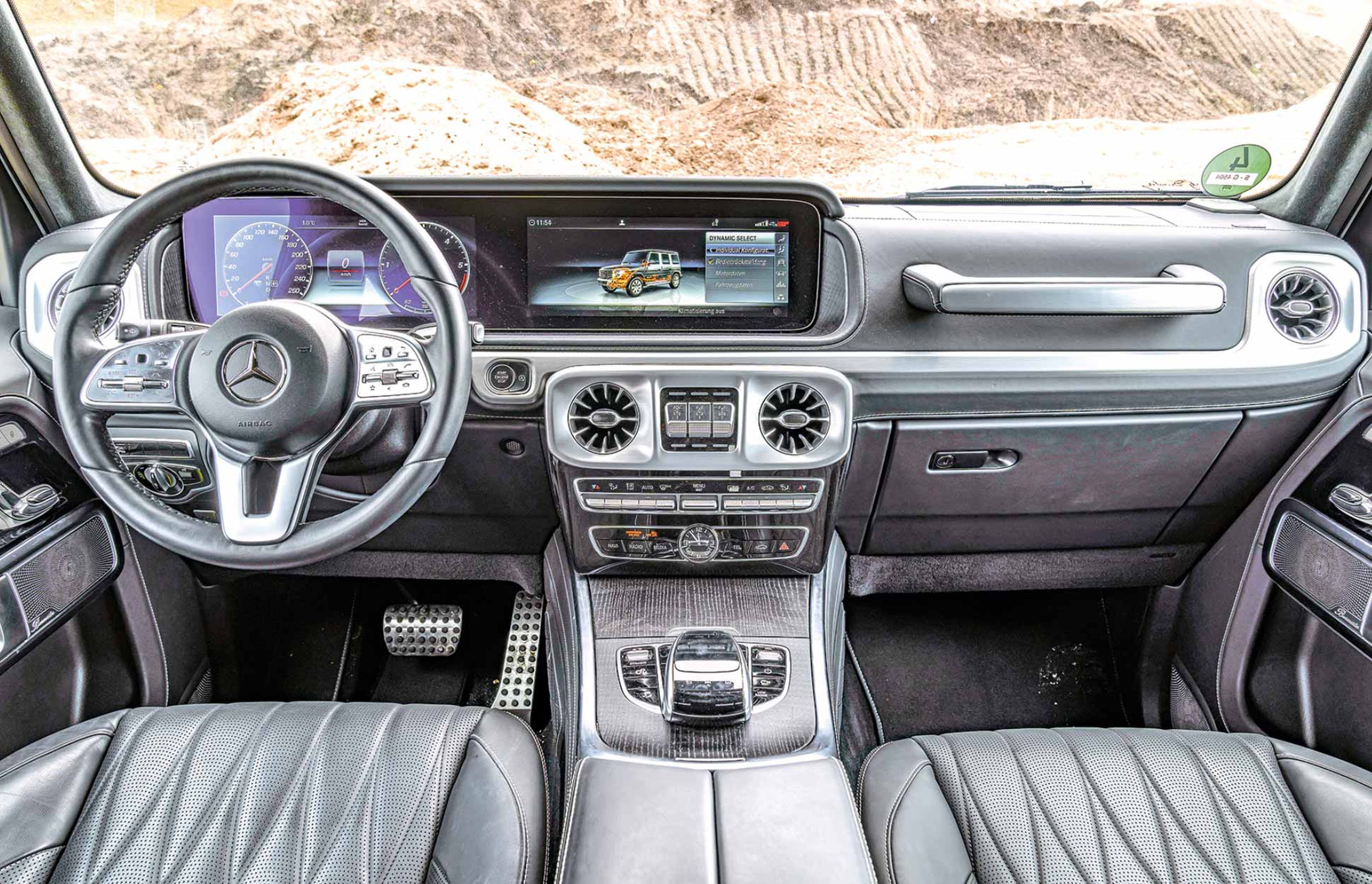 Cockpit del Mercedes G 400 d