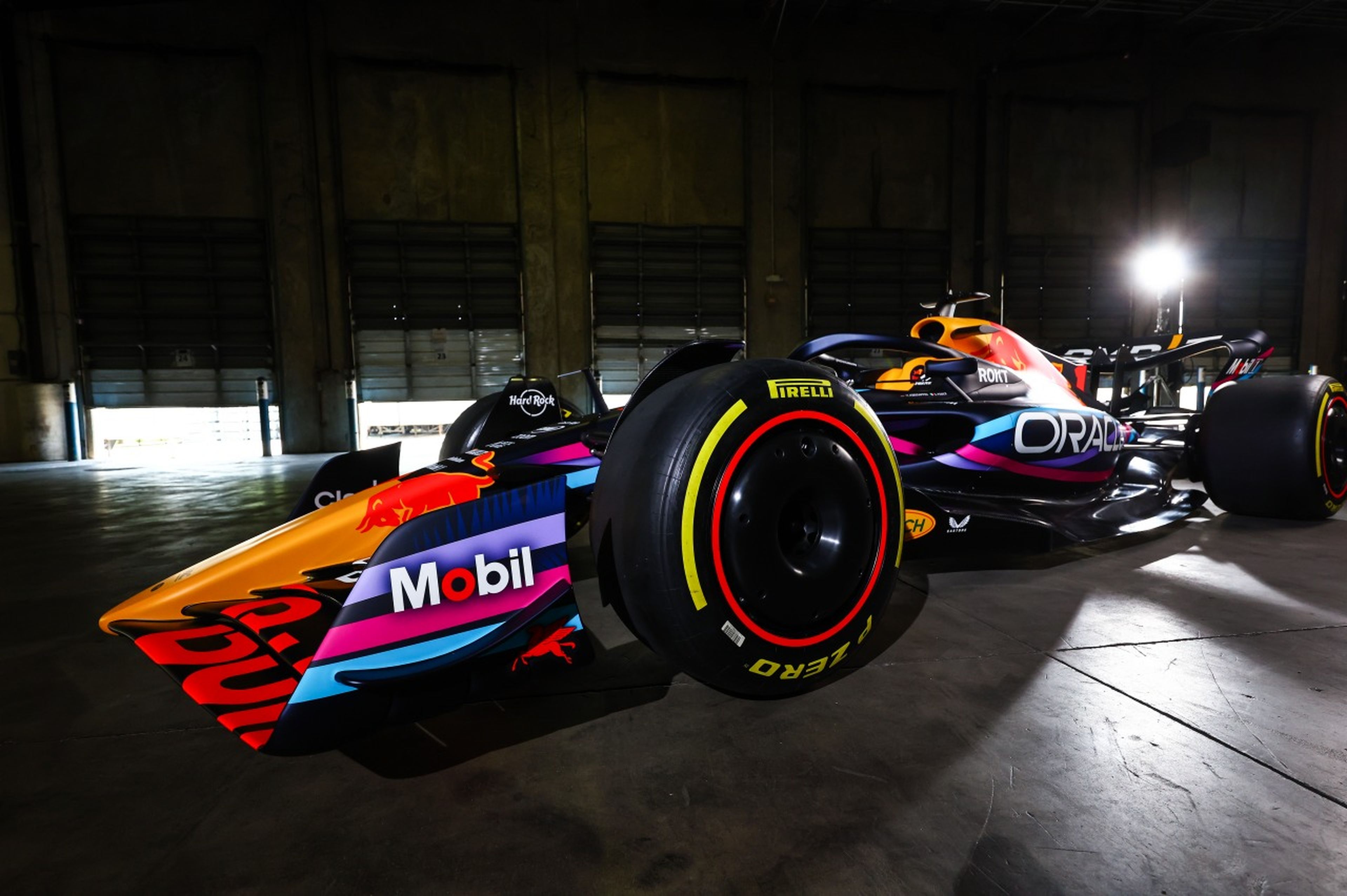 Decoración Red Bull F1 Miami