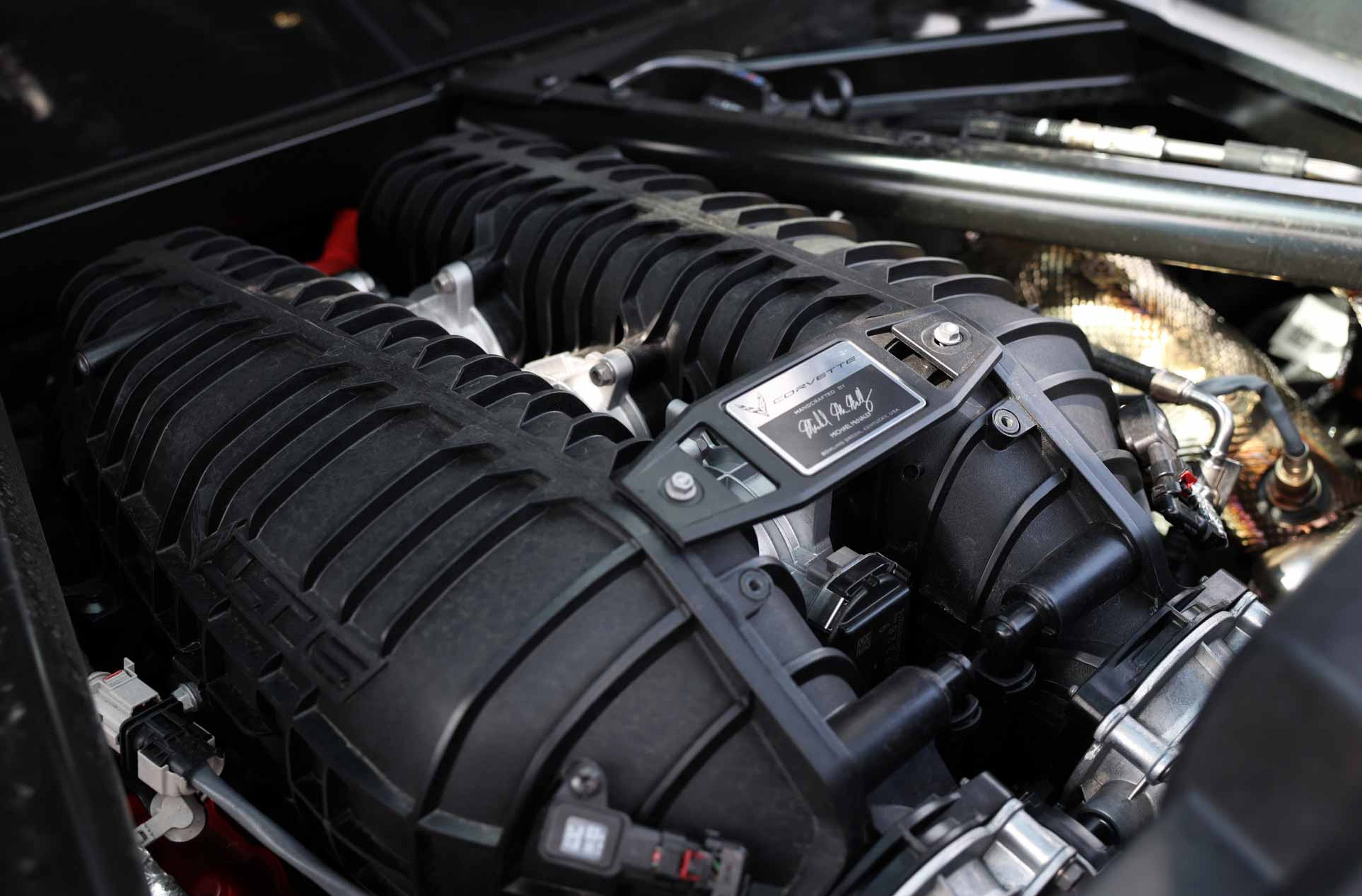 Motor V8 del Corvette