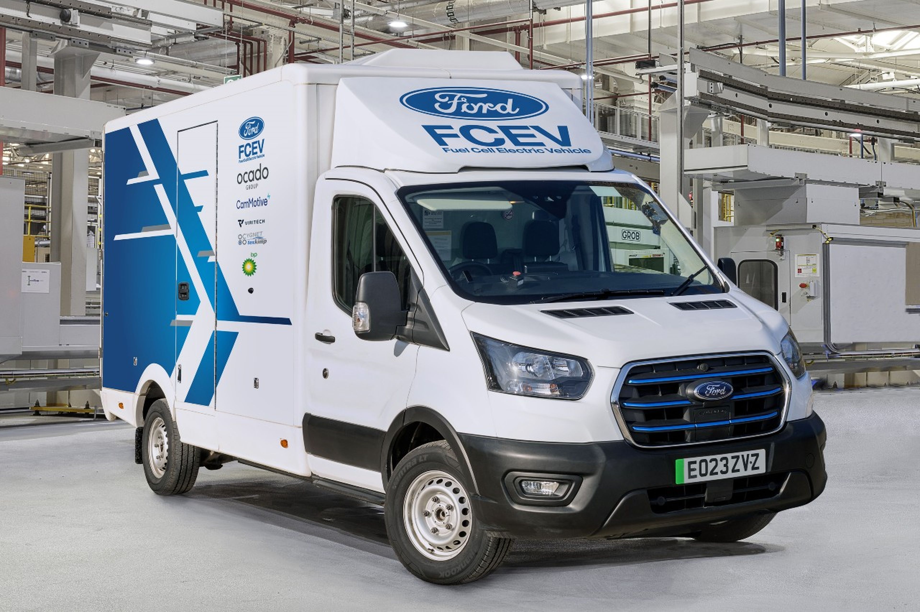 Proyecto Ford e-Transit de pila de combustible de hidrógeno