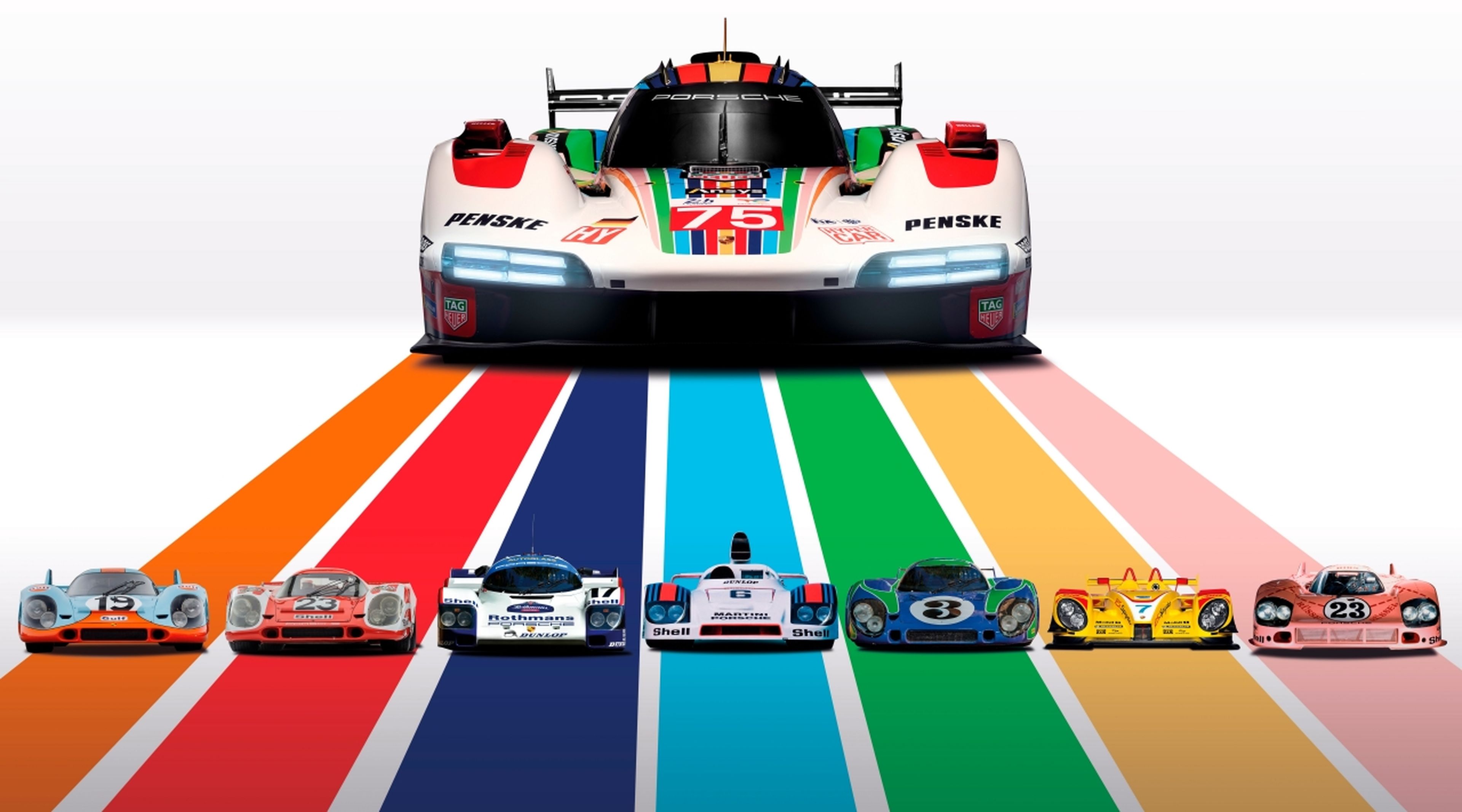 Colores Porsche en Le Mans