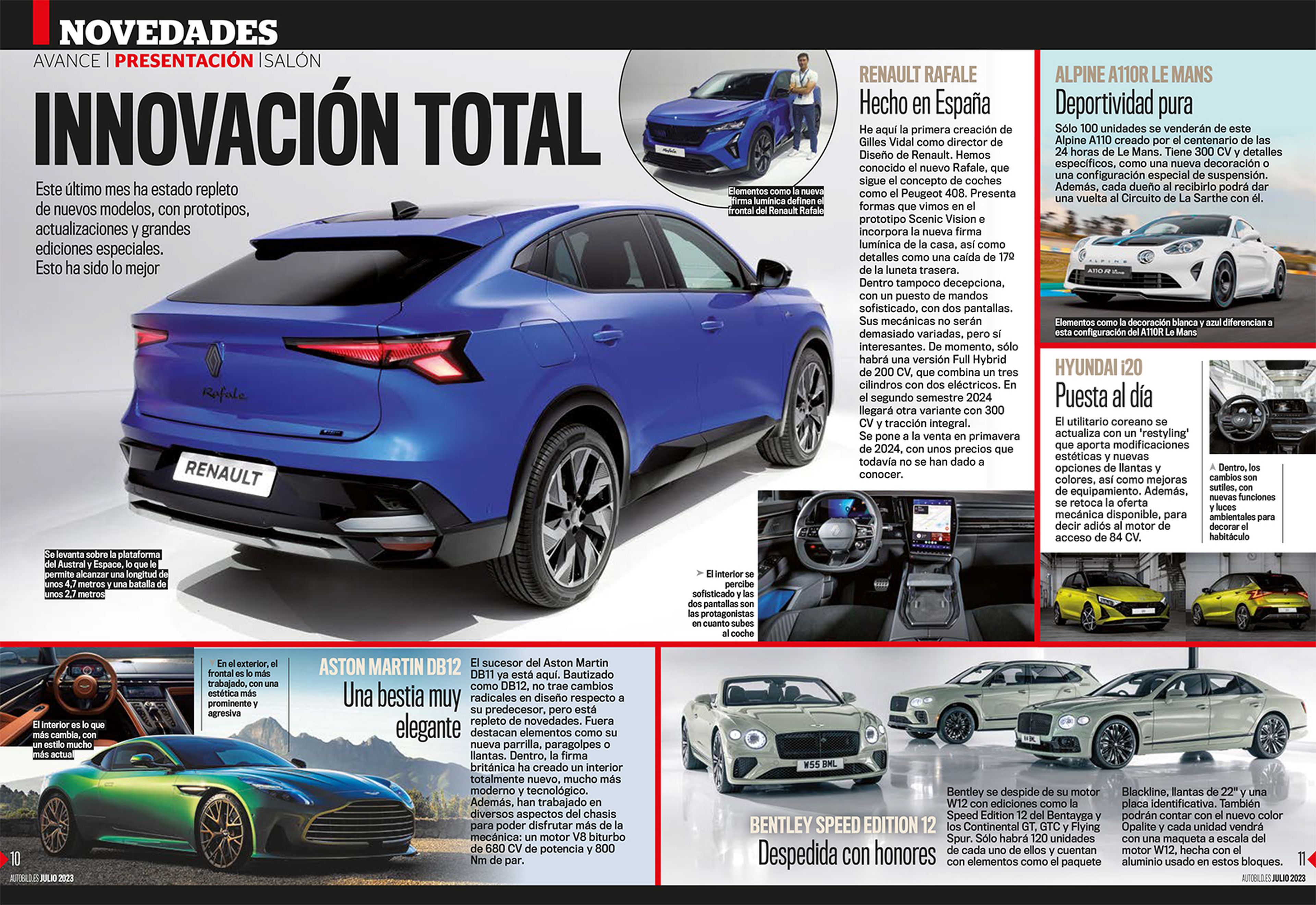 Temas destacados del número 655 de la revista Auto Bild