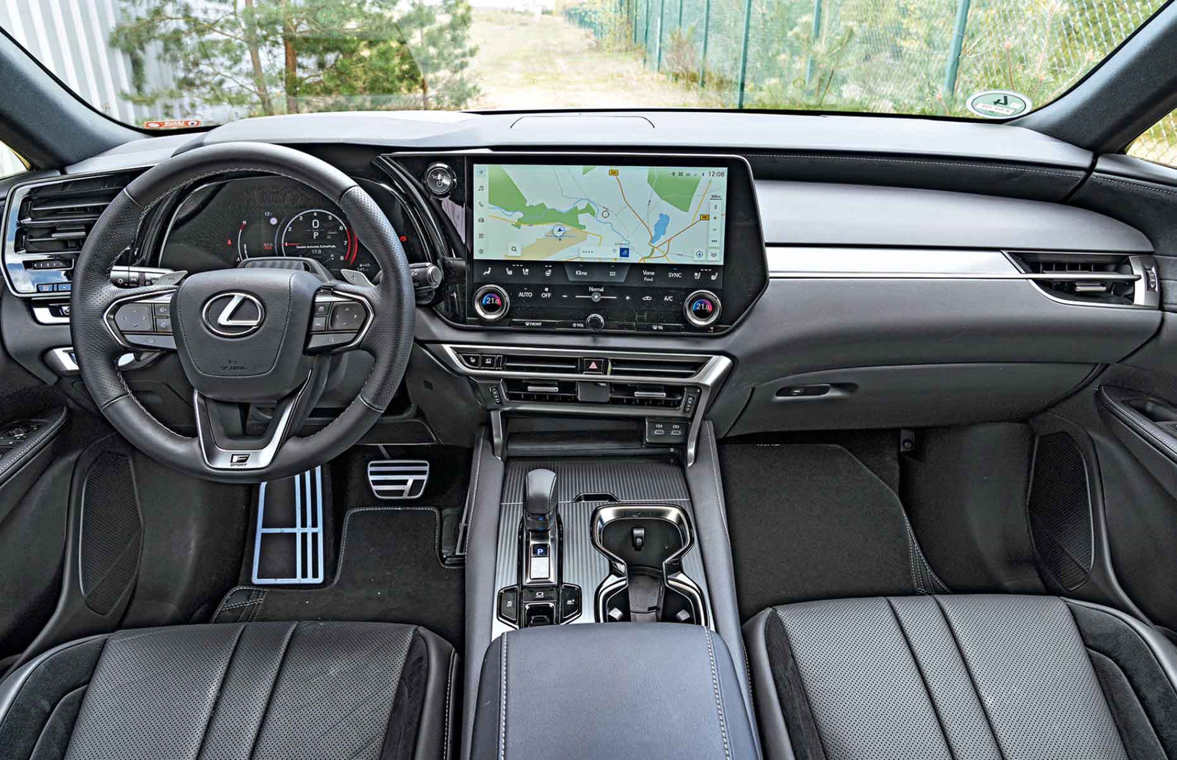 Prueba del Lexus RX 500h cockpit