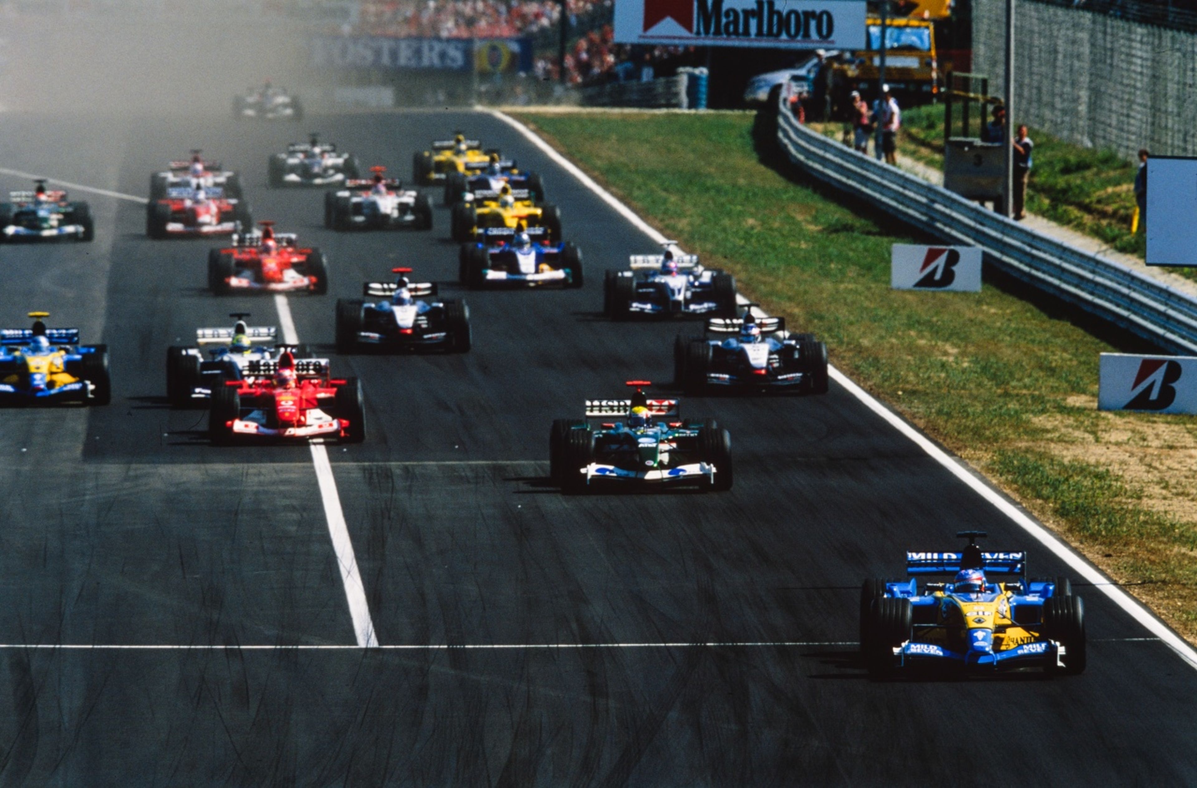 Salida GP Hungria 2003