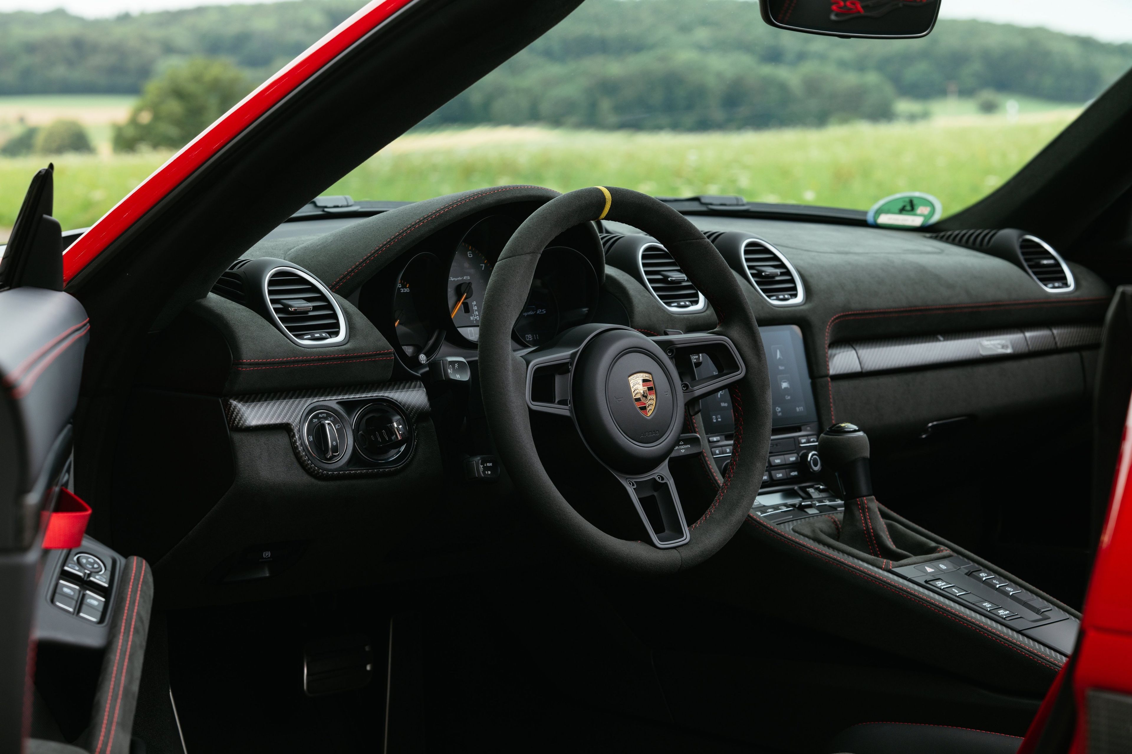 Prueba Porsche 718 Spyder RS interior