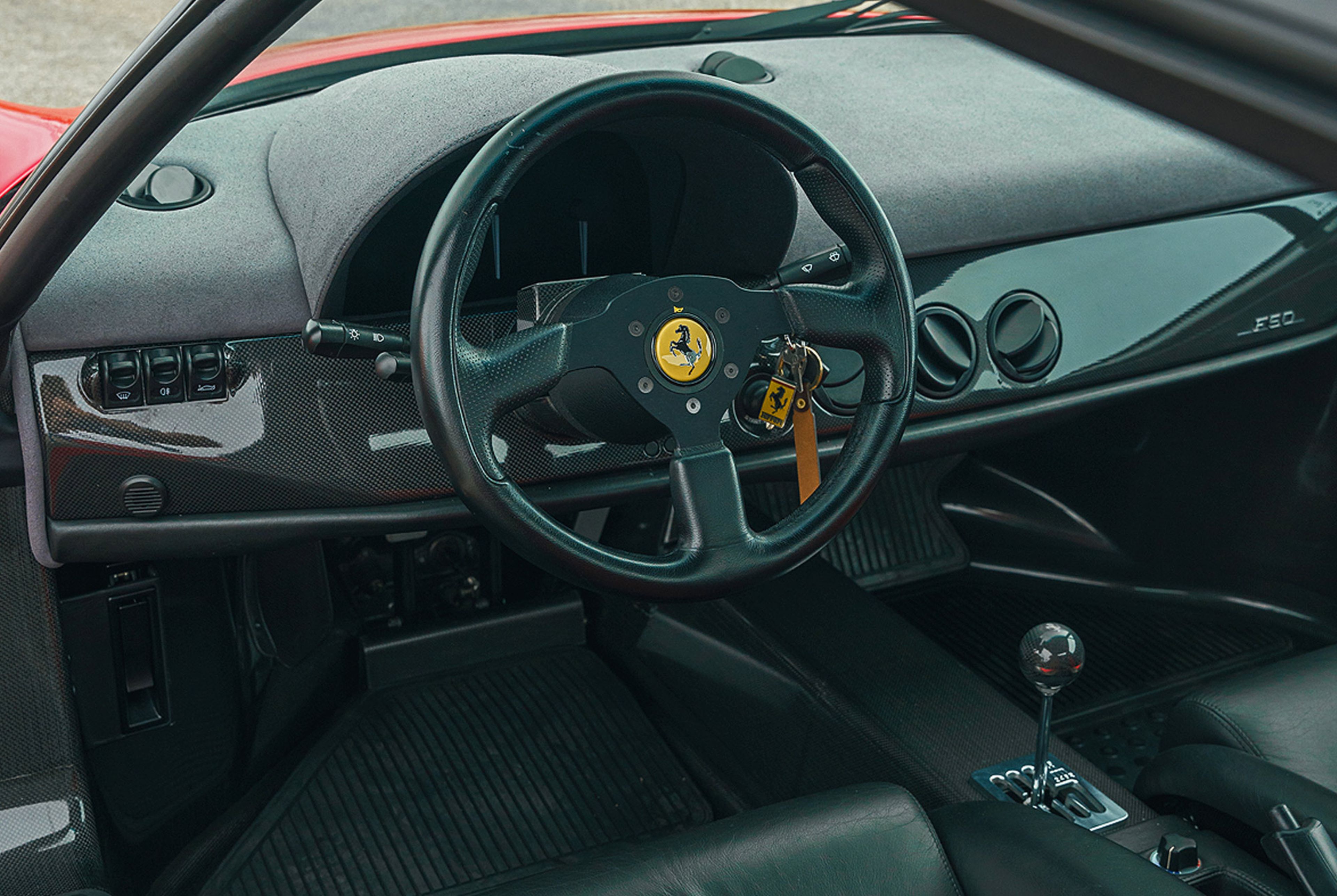 Ferrari F40 cockpit