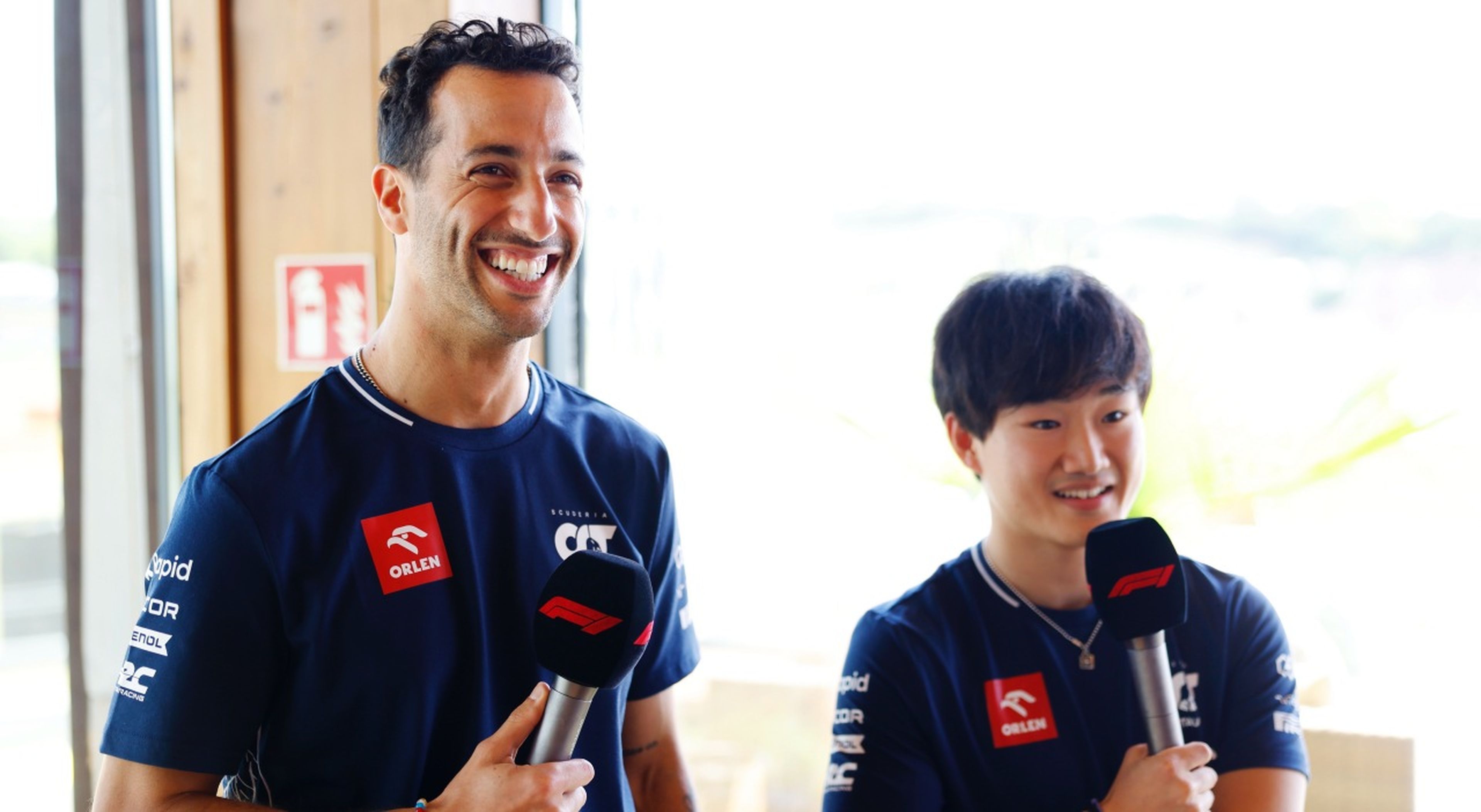 Ricciardo y Tsunoda