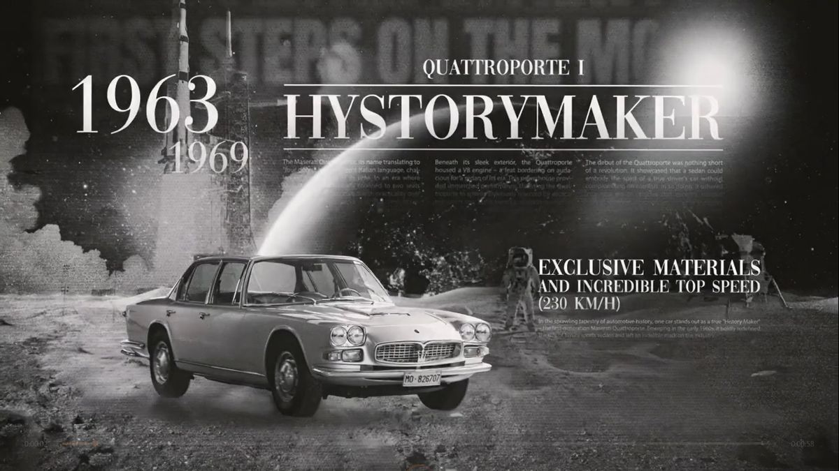 VIDEO: 60 anni di vita riassunti in questo video, ecco la storia della Maserati Quattroporte