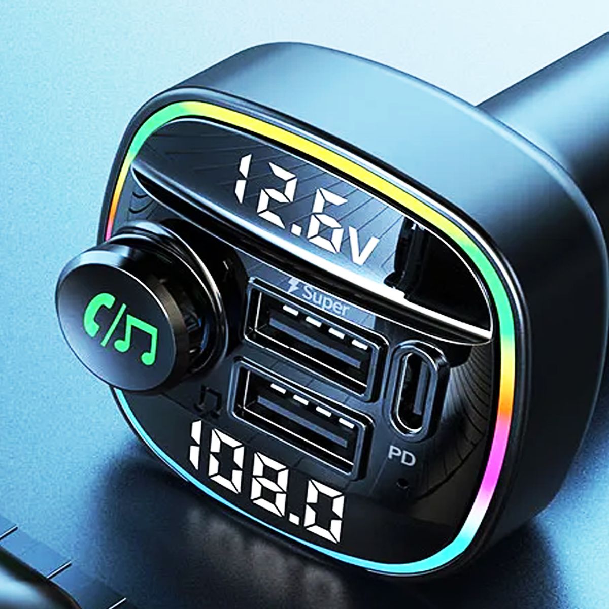 Carga brutalmente rápida y música por Bluetooth: este adaptador es lo que  tu coche necesita ahora mismo