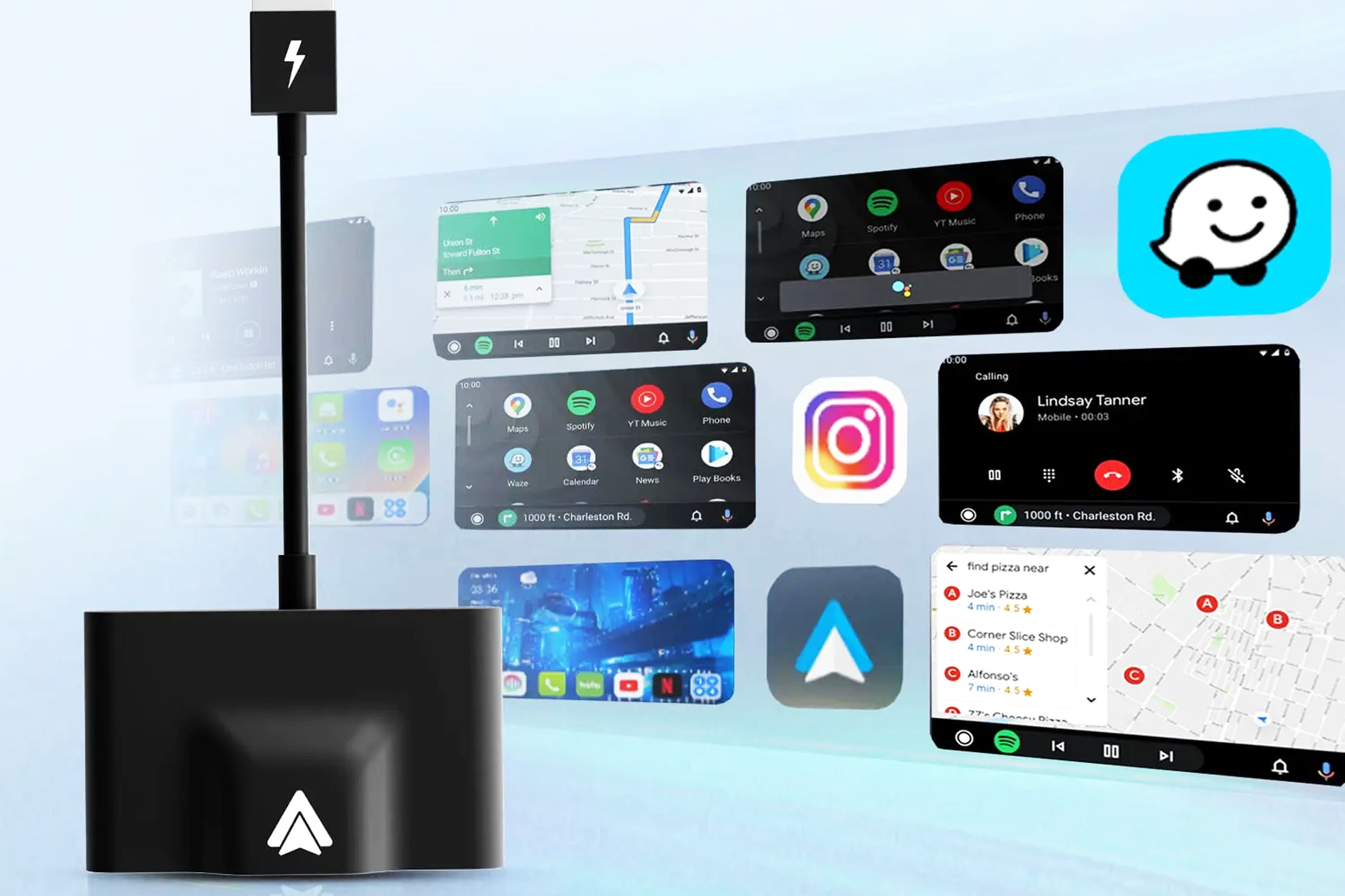 Este adaptador es lo que buscas para utilizar Android Auto o Apple CarPlay  sin cables. Y está más barato que nunca
