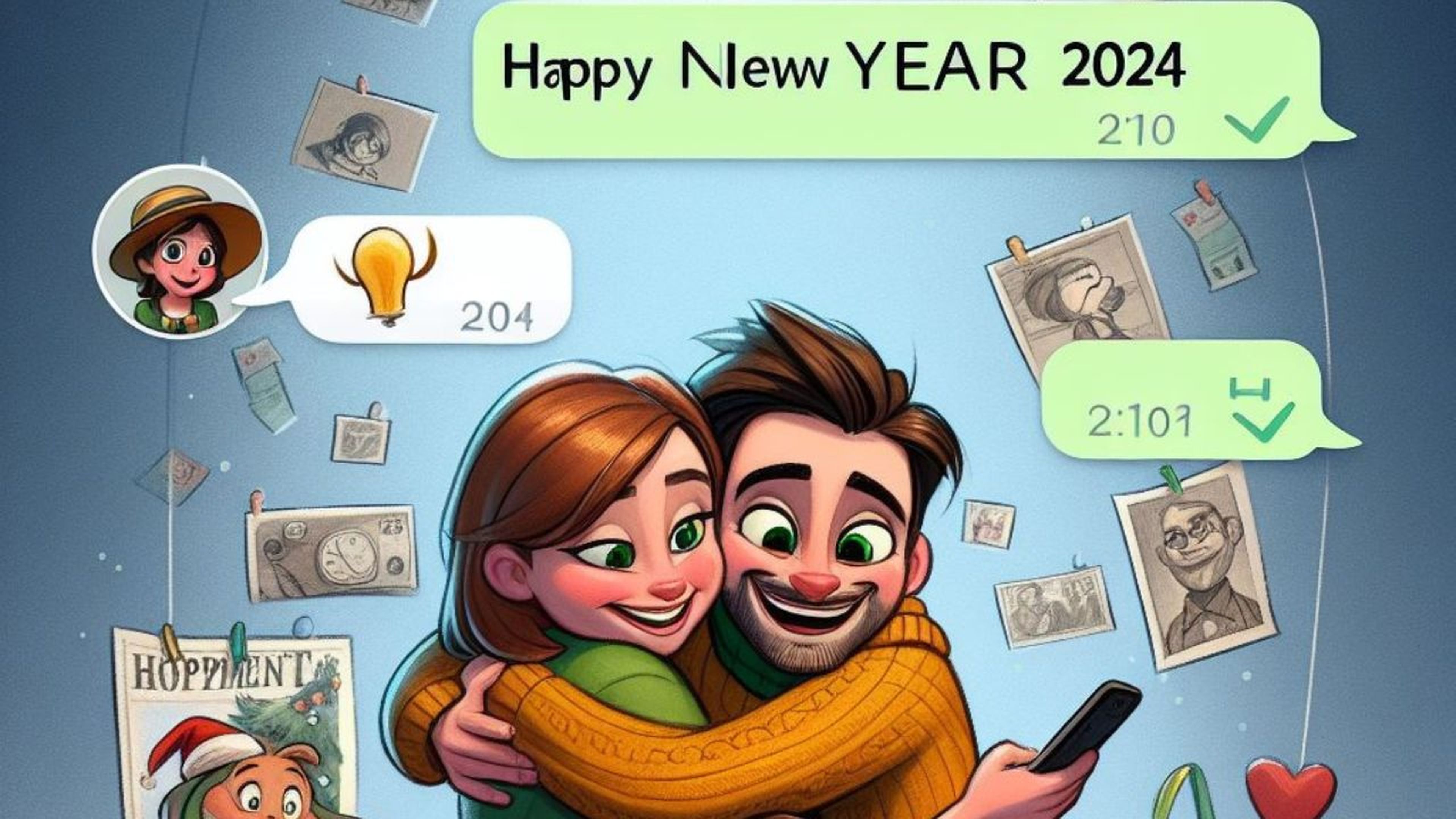 Memes e imágenes Año Nuevo 2024
