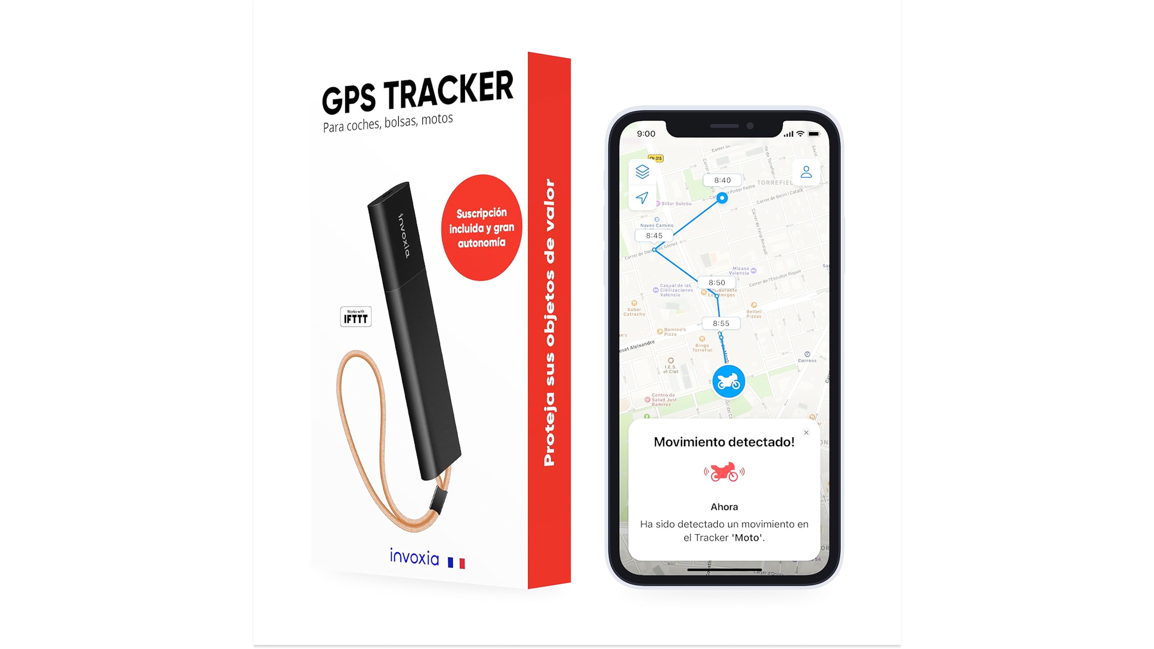 El Tracker GPS para scooters n.° 1 en Europa - Invoxia