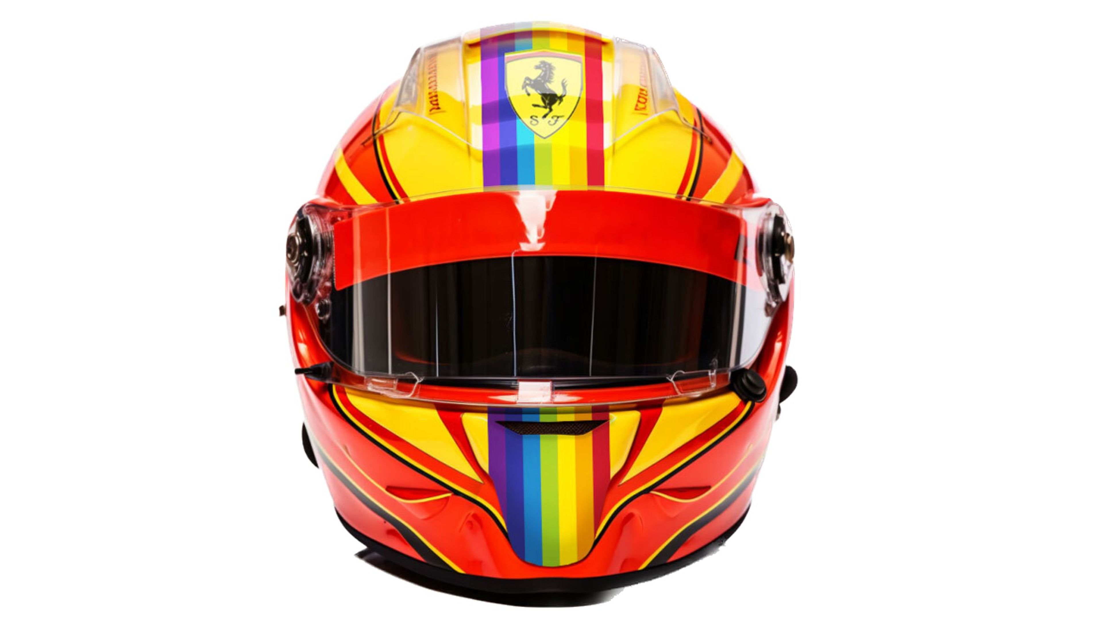 Casco Lewis Hamilton Ferrari 2025 IA