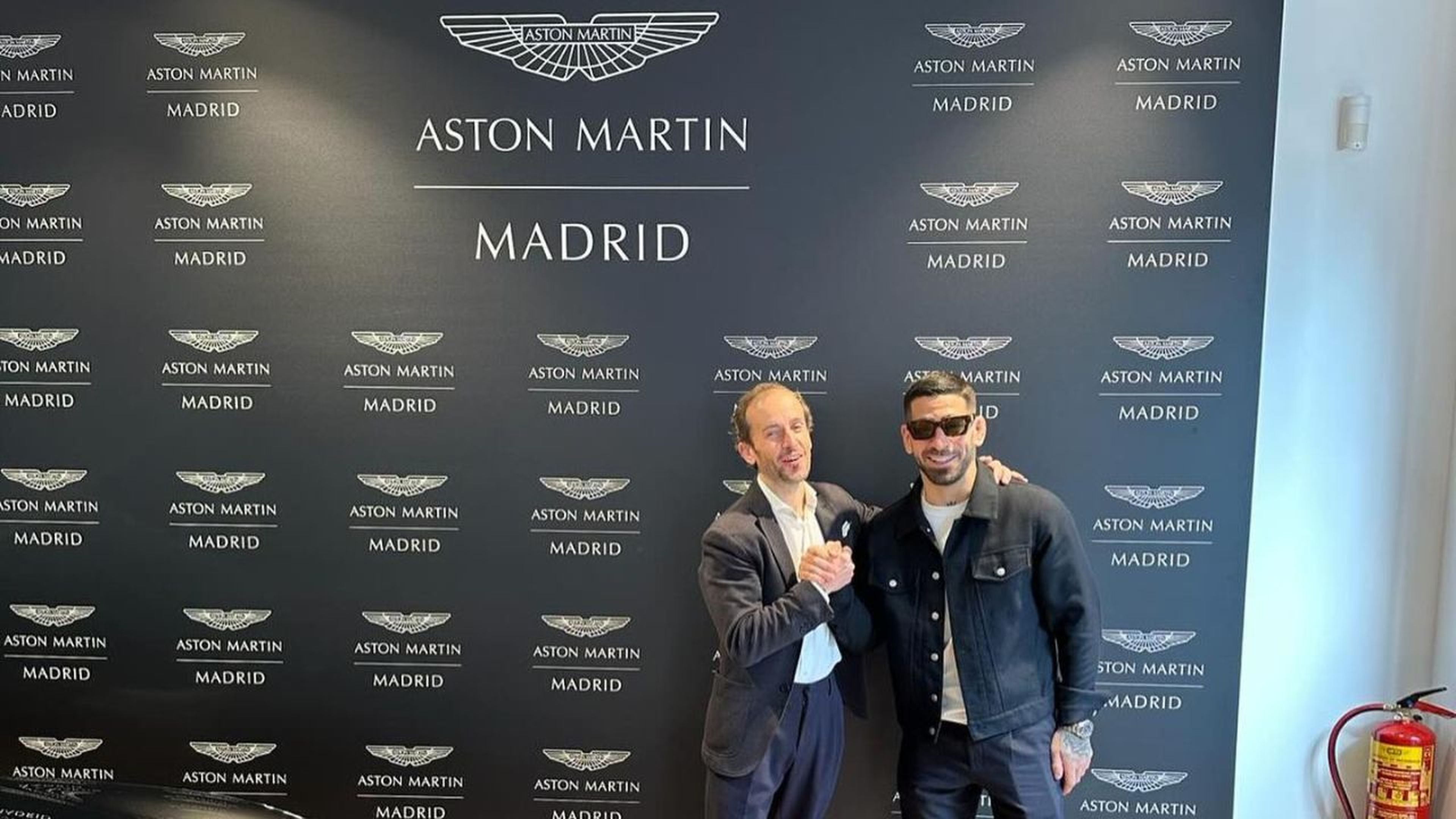 Ilia Topuria Aston Martin Madrid 