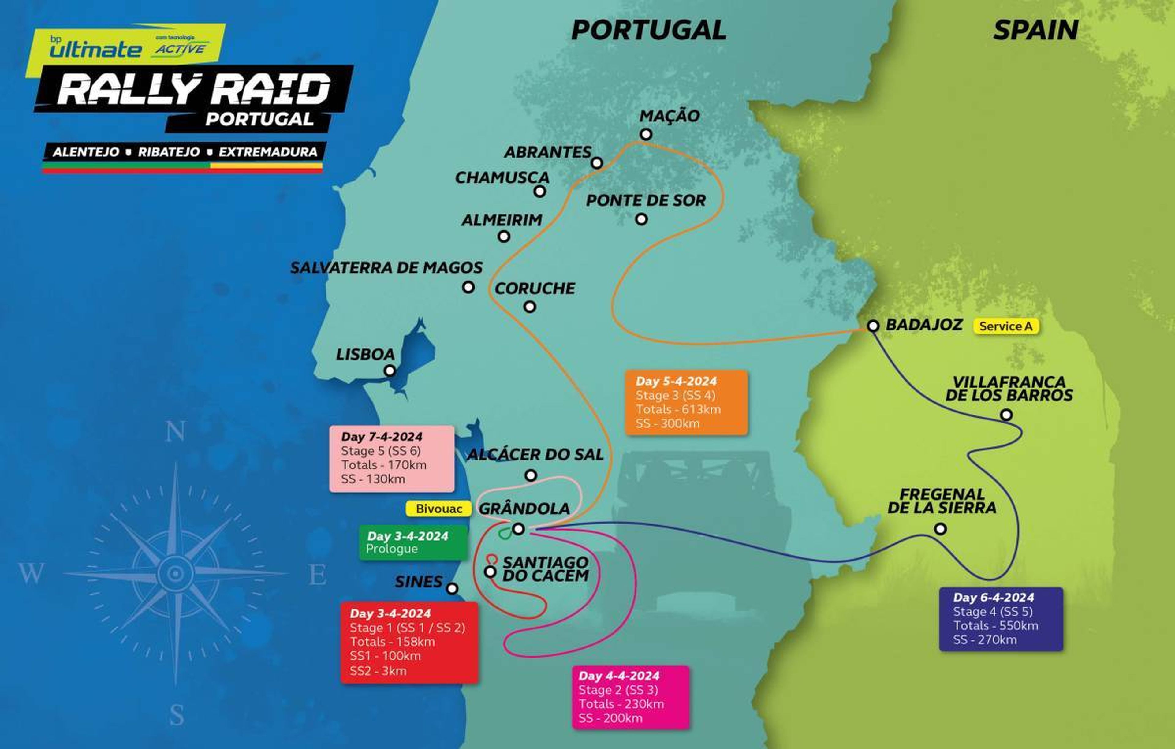 Recorrido Rally-Raid Portugal 2024