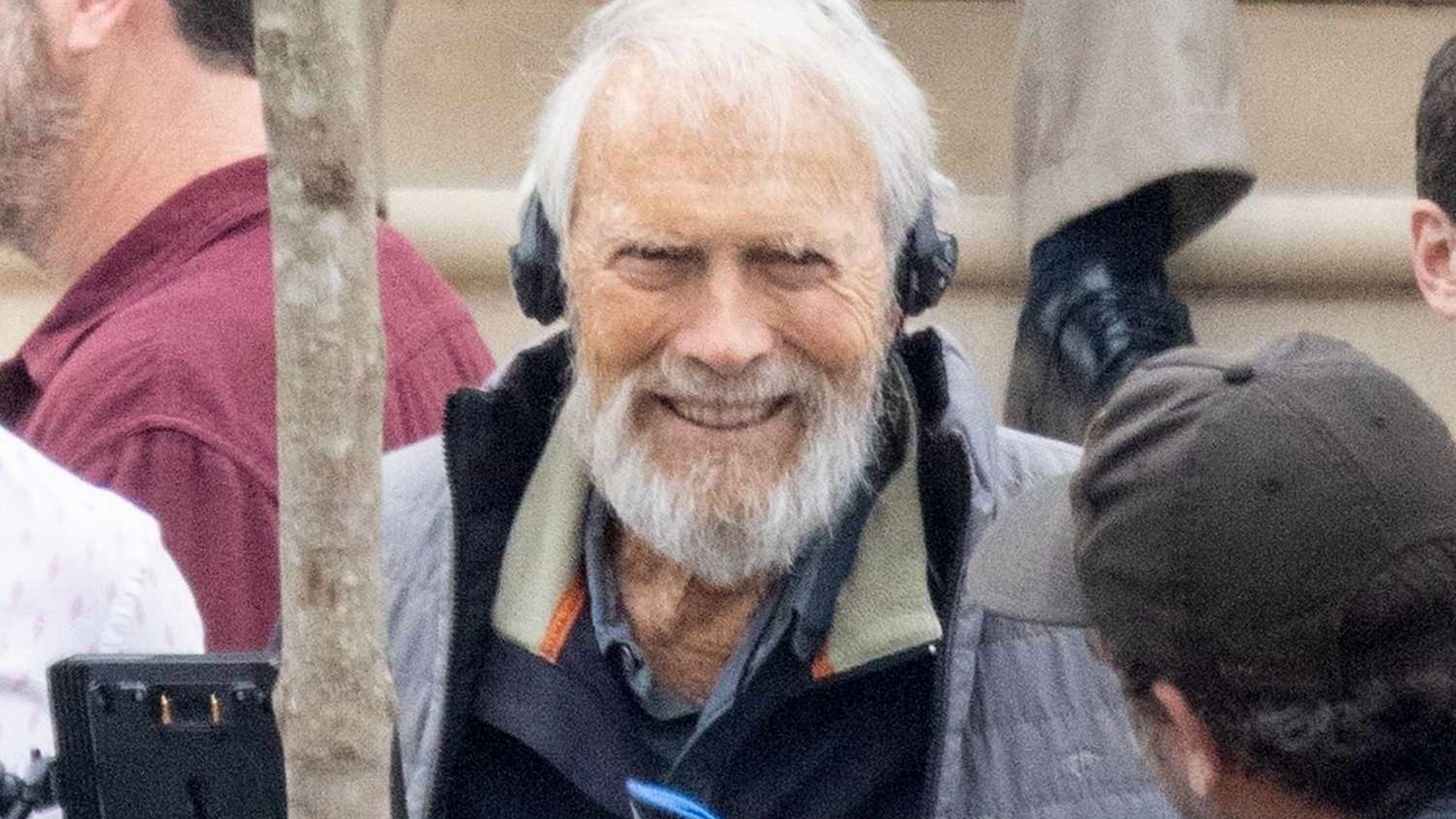 Clint Eastwood en el rodaje de Juror No. 2