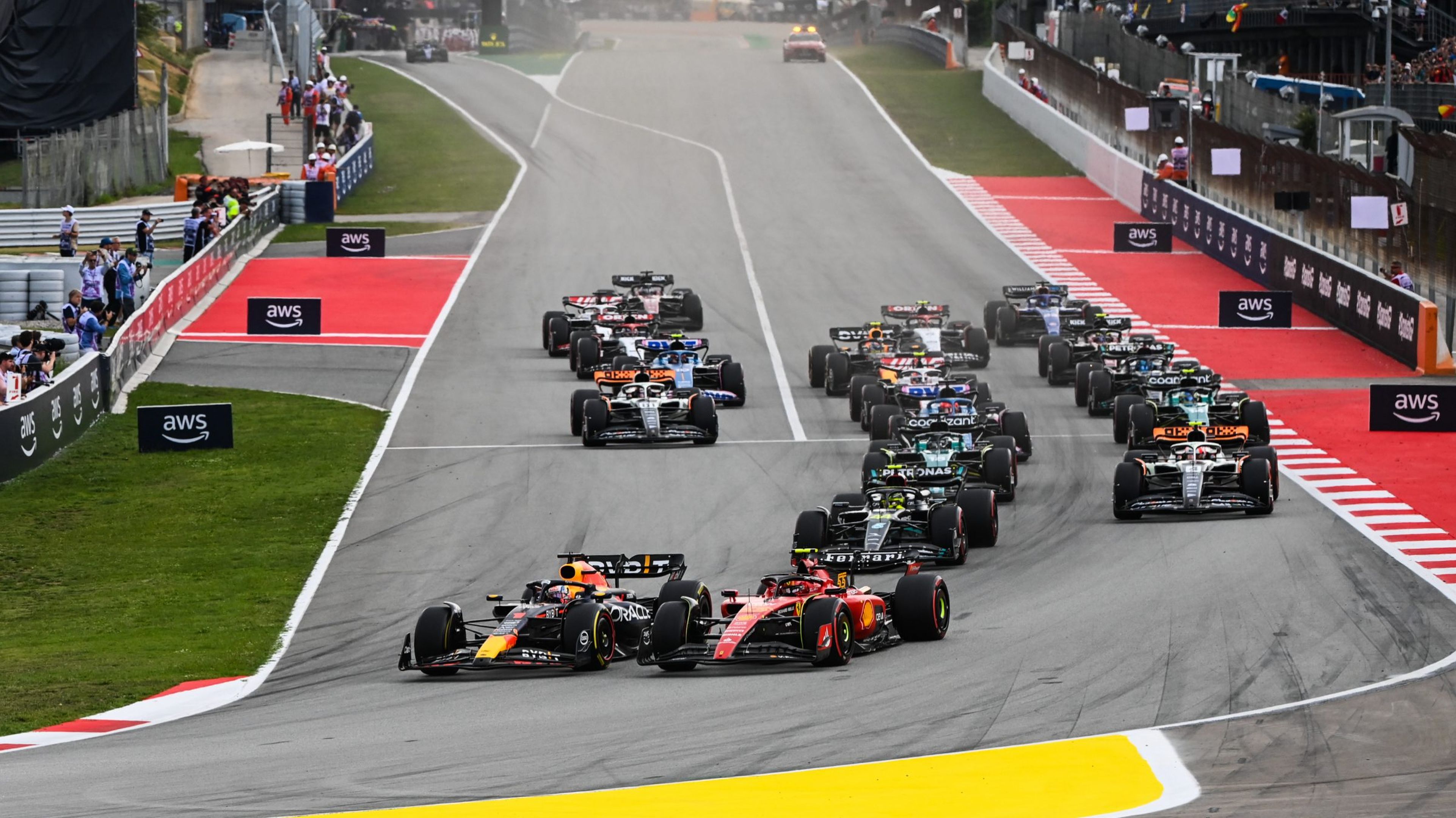 Salida carrera F1 España