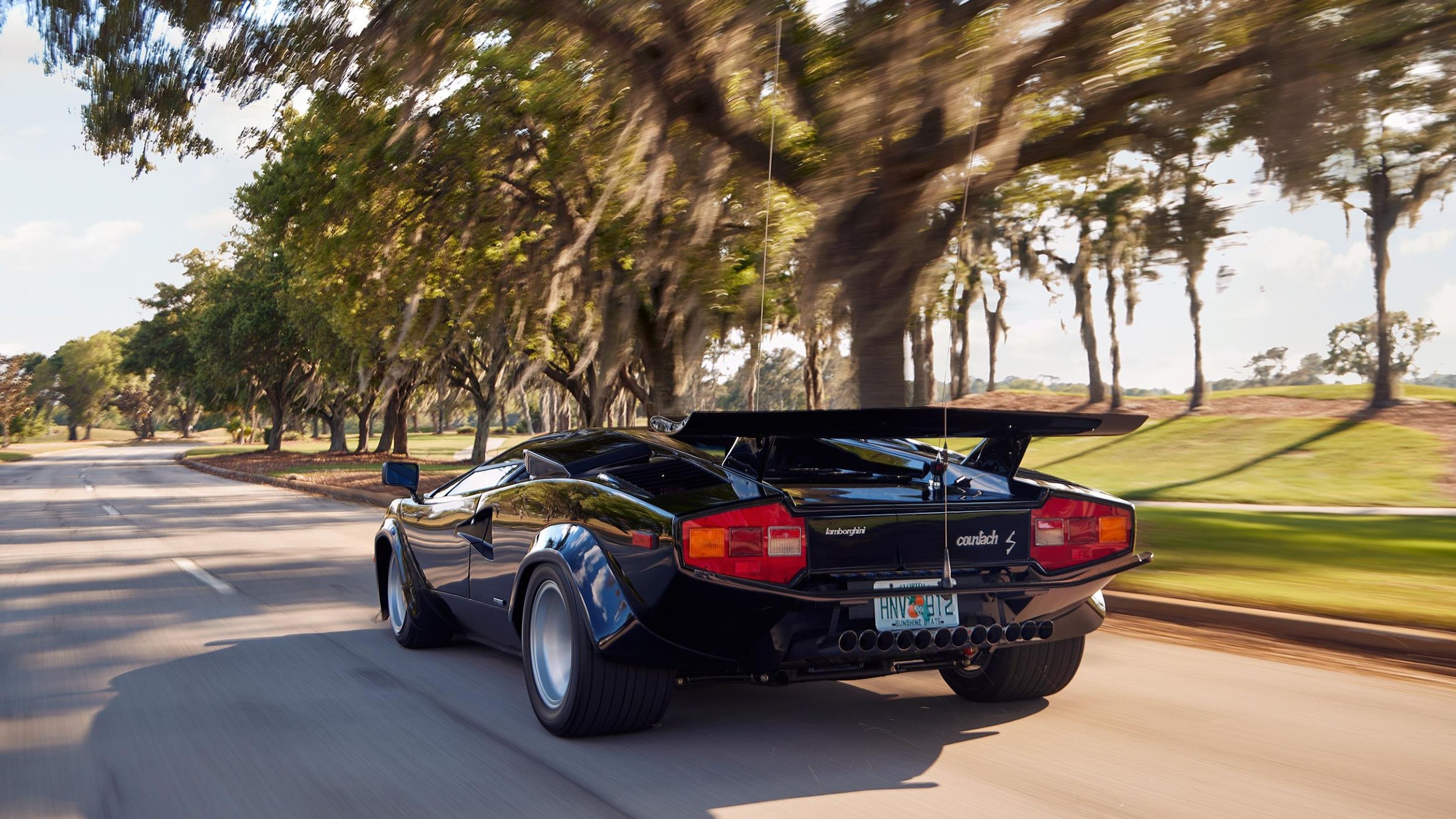 Alerón delantero del Lamborghini Countach