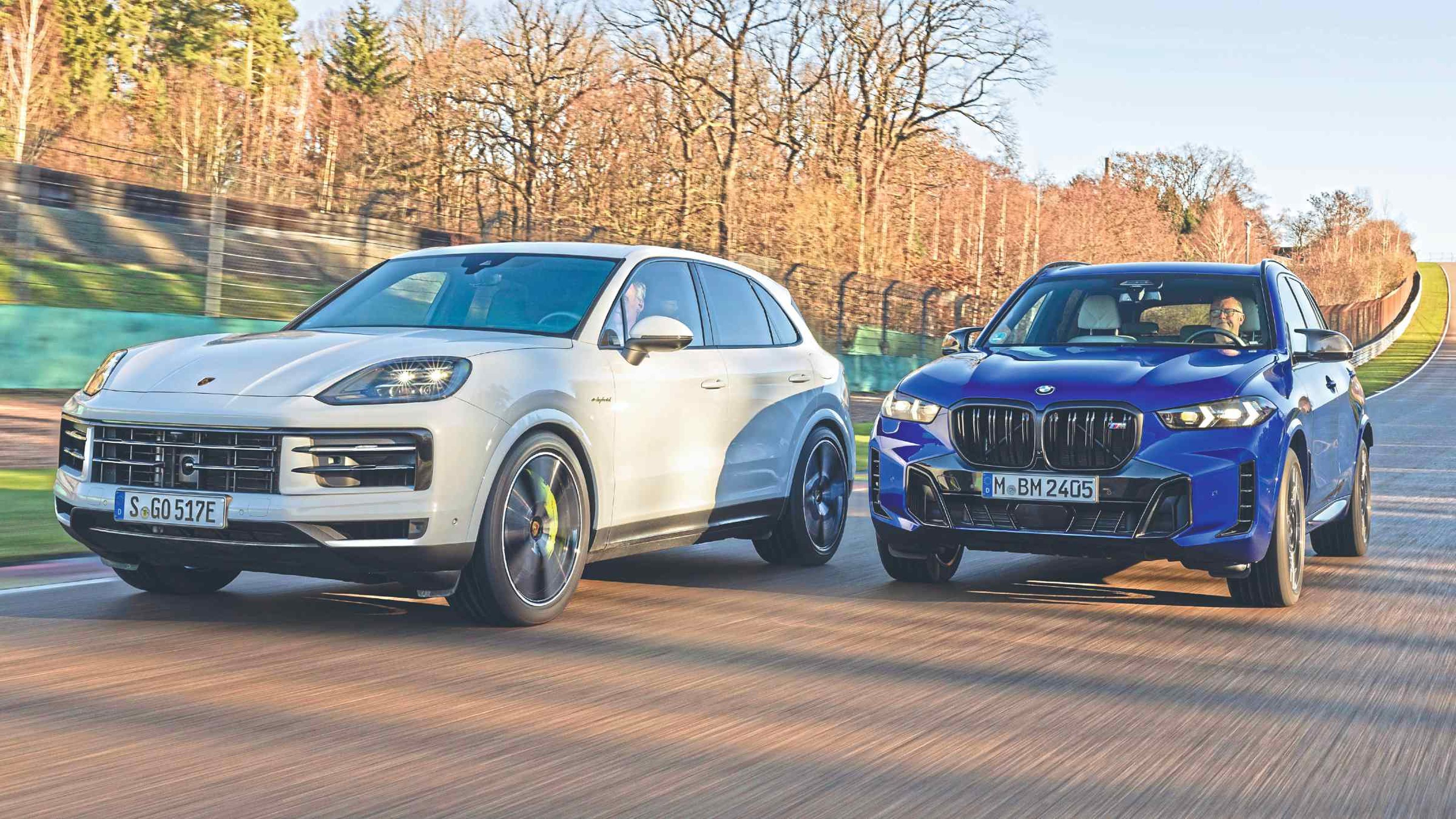 Comparativa Porsche Cayenne S E-Hybrid contra BMW X5 M60i xDrive