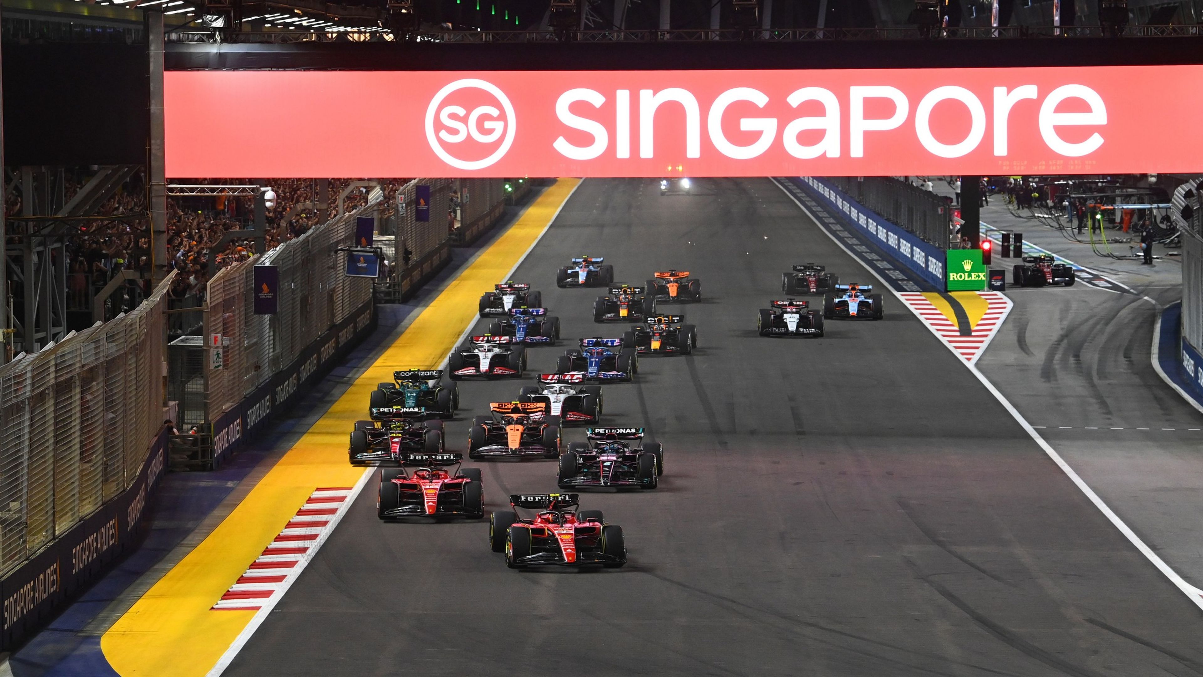 Horarios F1 Singapur