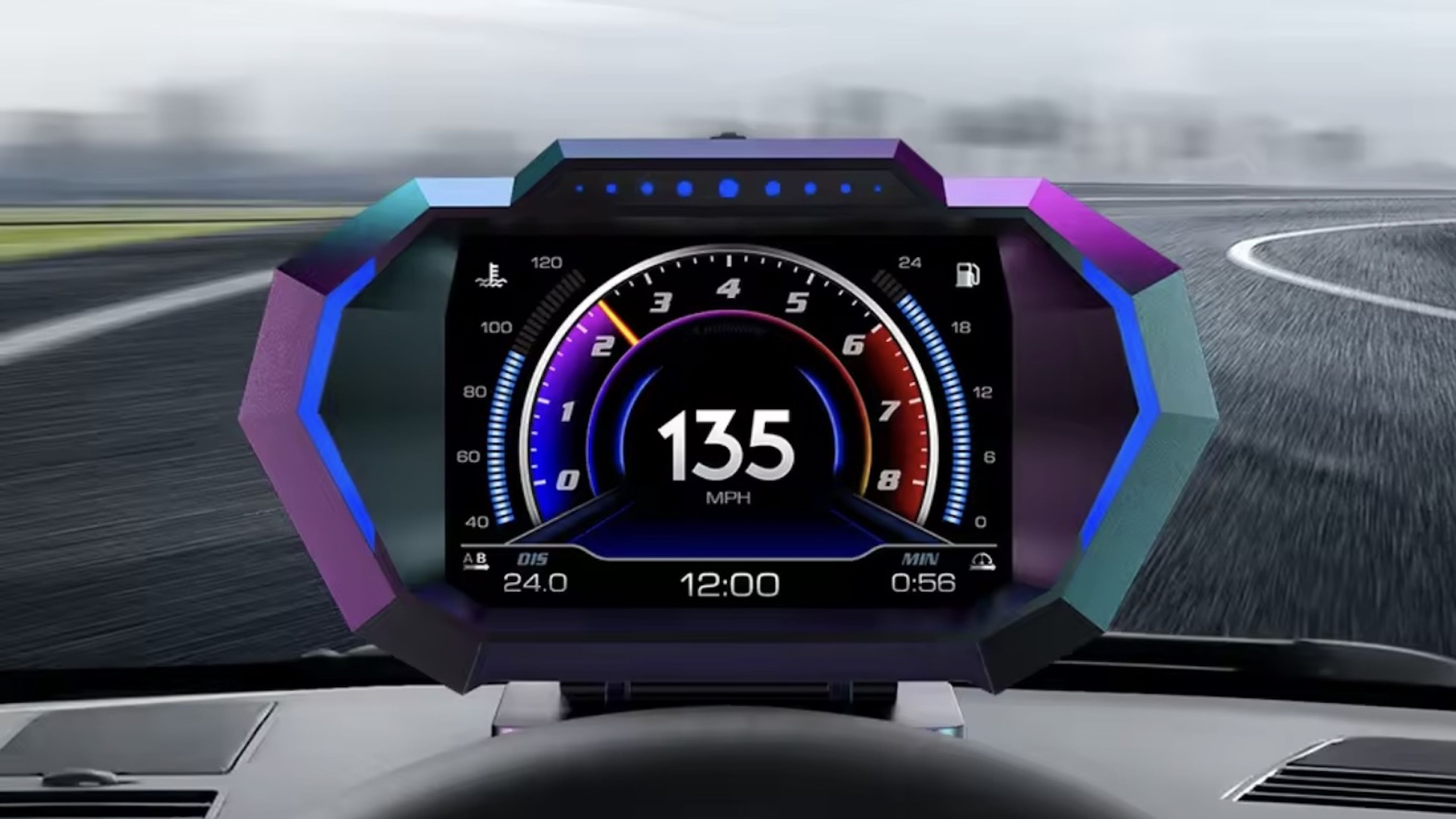 OBD + GPS HUD P24 