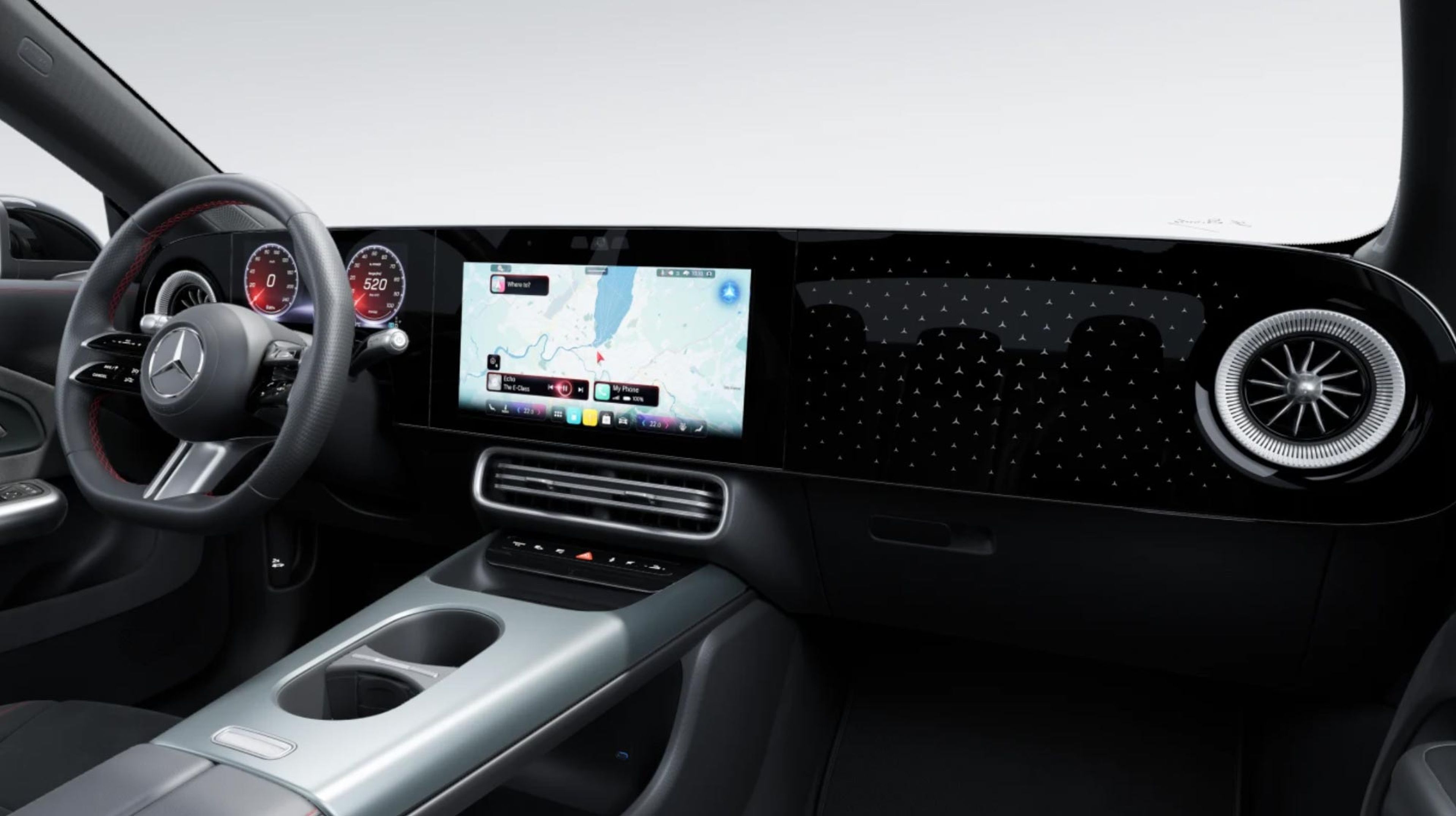 Ya he probado el nuevo Mercedes CLA eléctrico: cockpit.