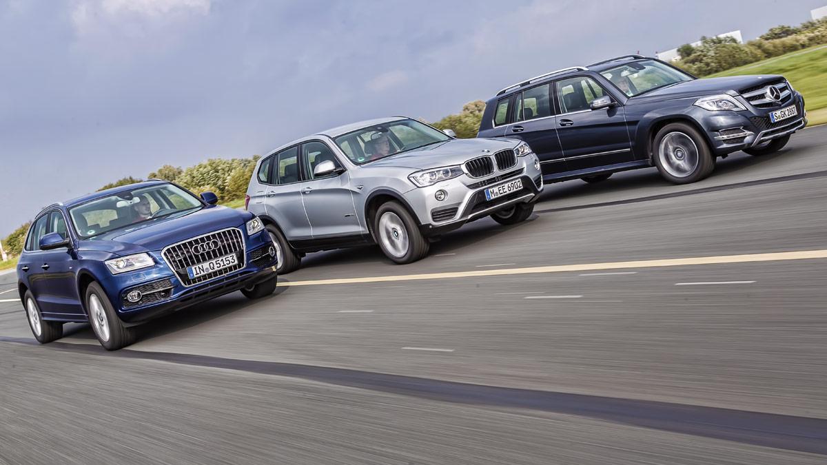 Comparativa Suv Audi Q5 Vs Mercedes Glk Y Bmw X3
