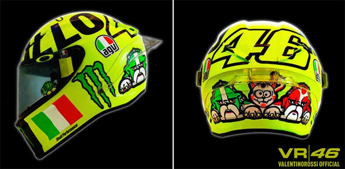 Mansedumbre Necesito leopardo Así es el casco de Valentino Rossi para Mugello 2016 -- Motos -- Motos --  Autobild.es