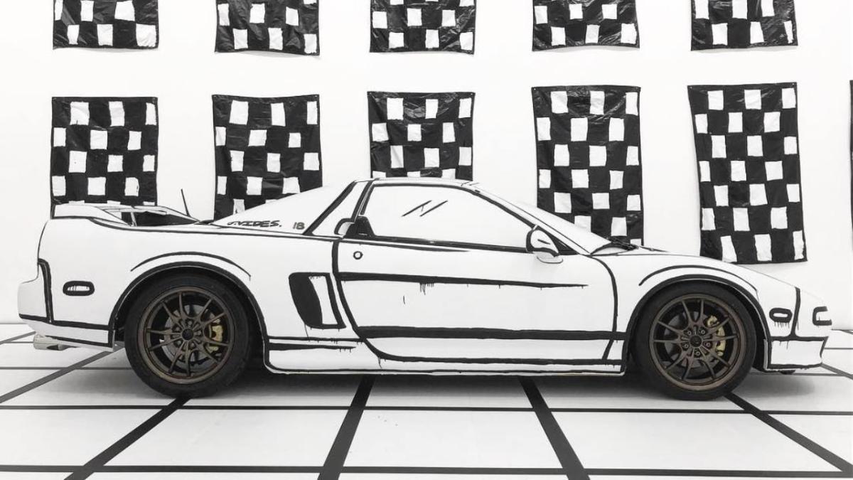 Un artista envuelve de vinilo este Acura NSX – Autobild.es